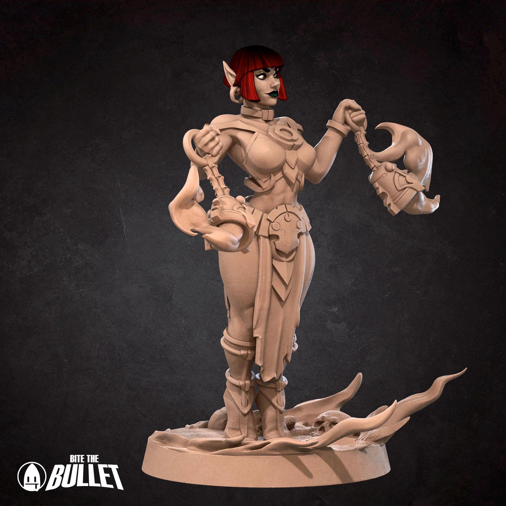 Fire Monk Miniature | Bite the Bullet