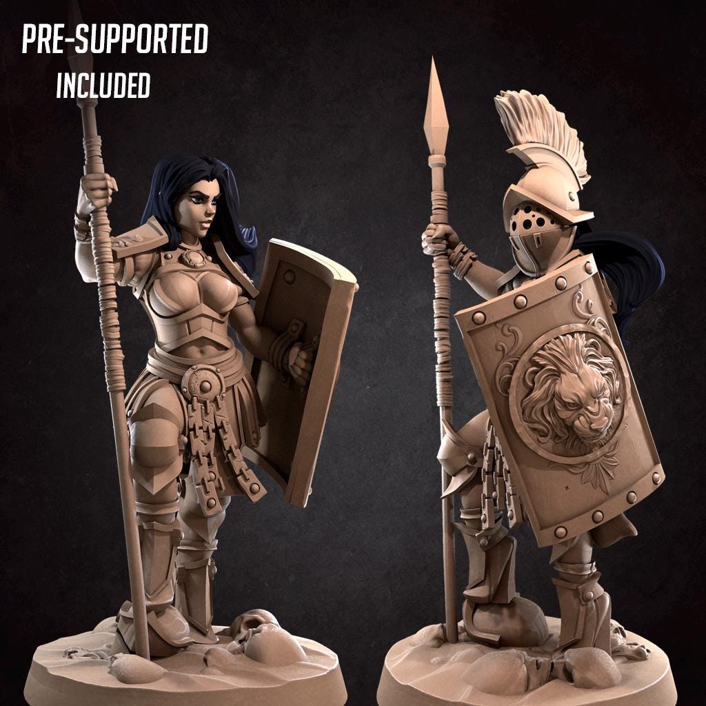Kalista the Gladiator Miniature | Bite the Bullet