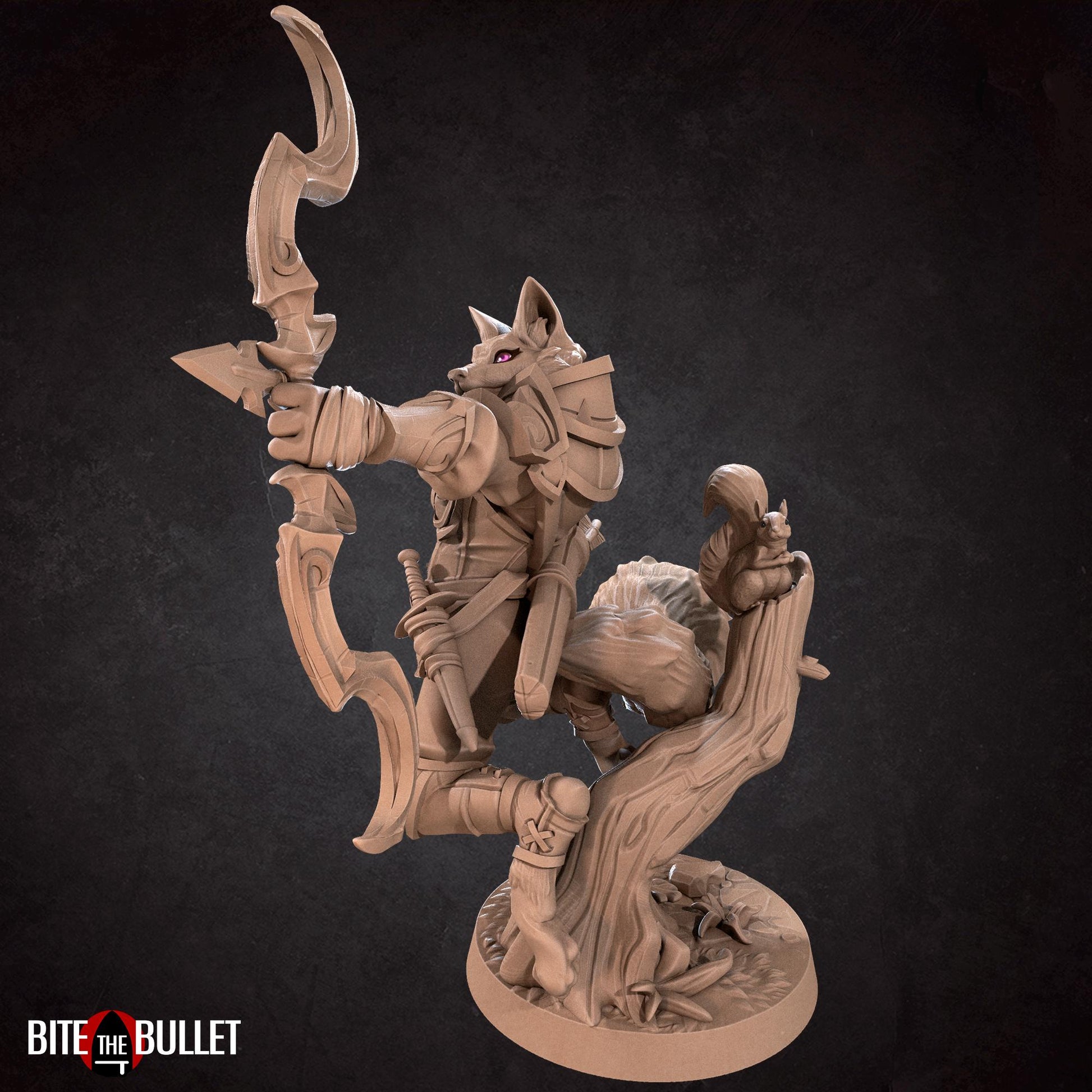 Robyn, the Foxfolk Ranger Miniature | Bite the Bullet