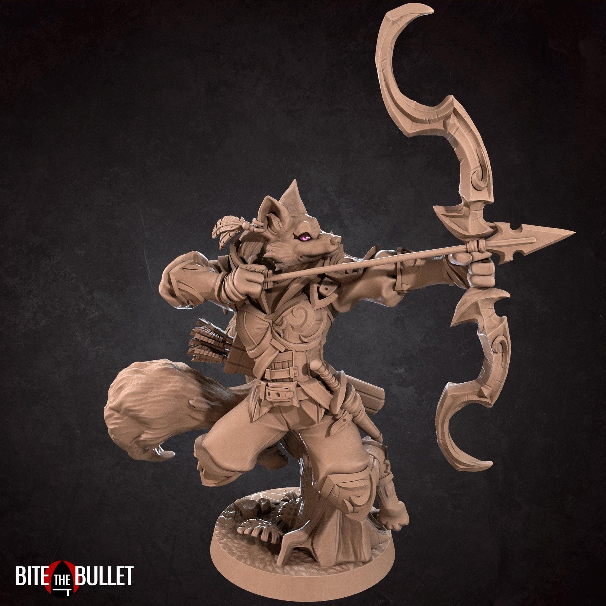 Robyn, the Foxfolk Ranger Miniature | Bite the Bullet