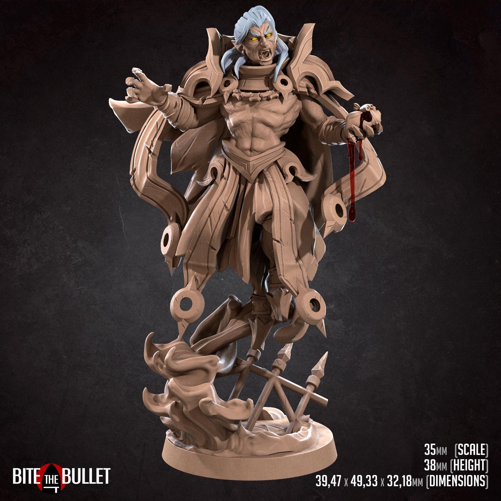 Vampire Warlock Miniature | Bite the Bullet
