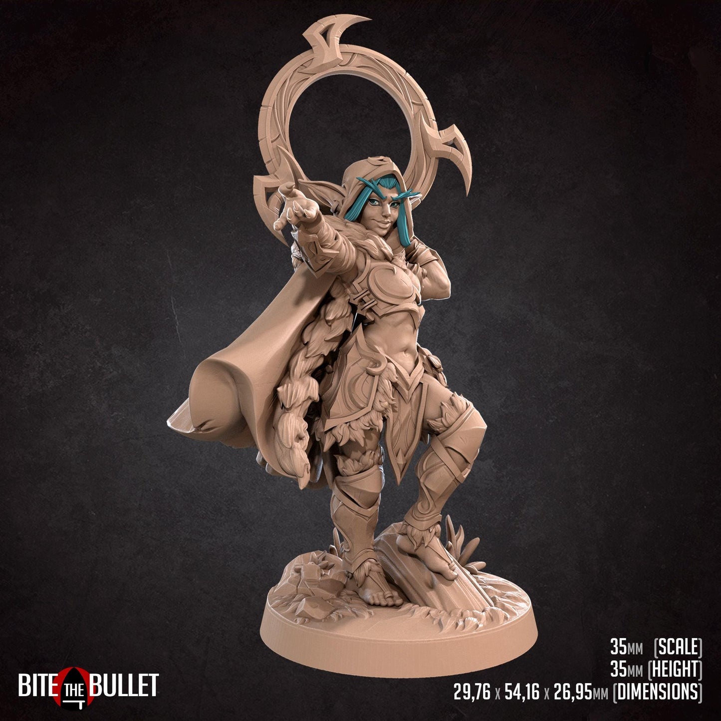 Eve, Elf Rogue Miniature | Bite the Bullet