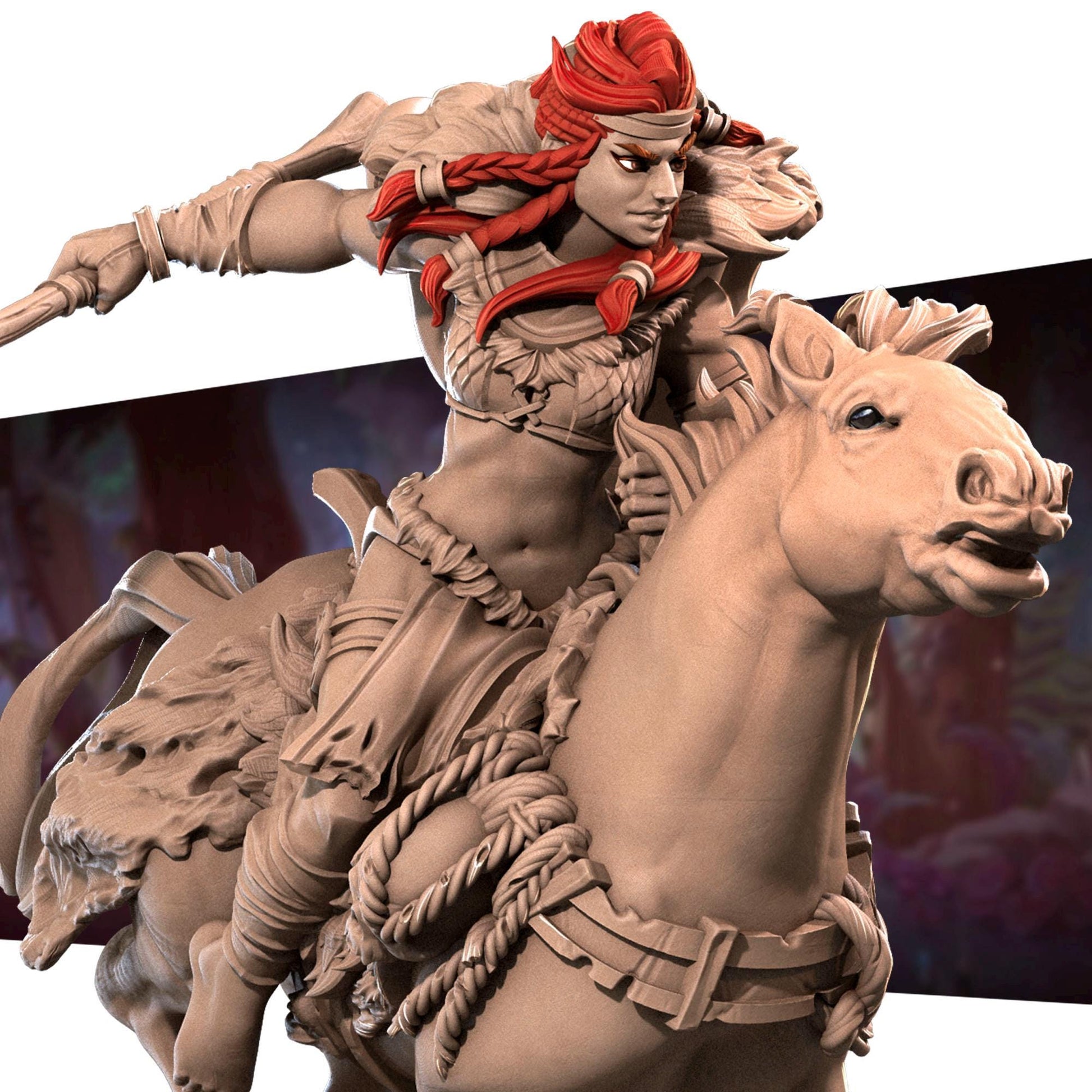 Anira, the Amazon Queen Miniature | Bite the Bullet