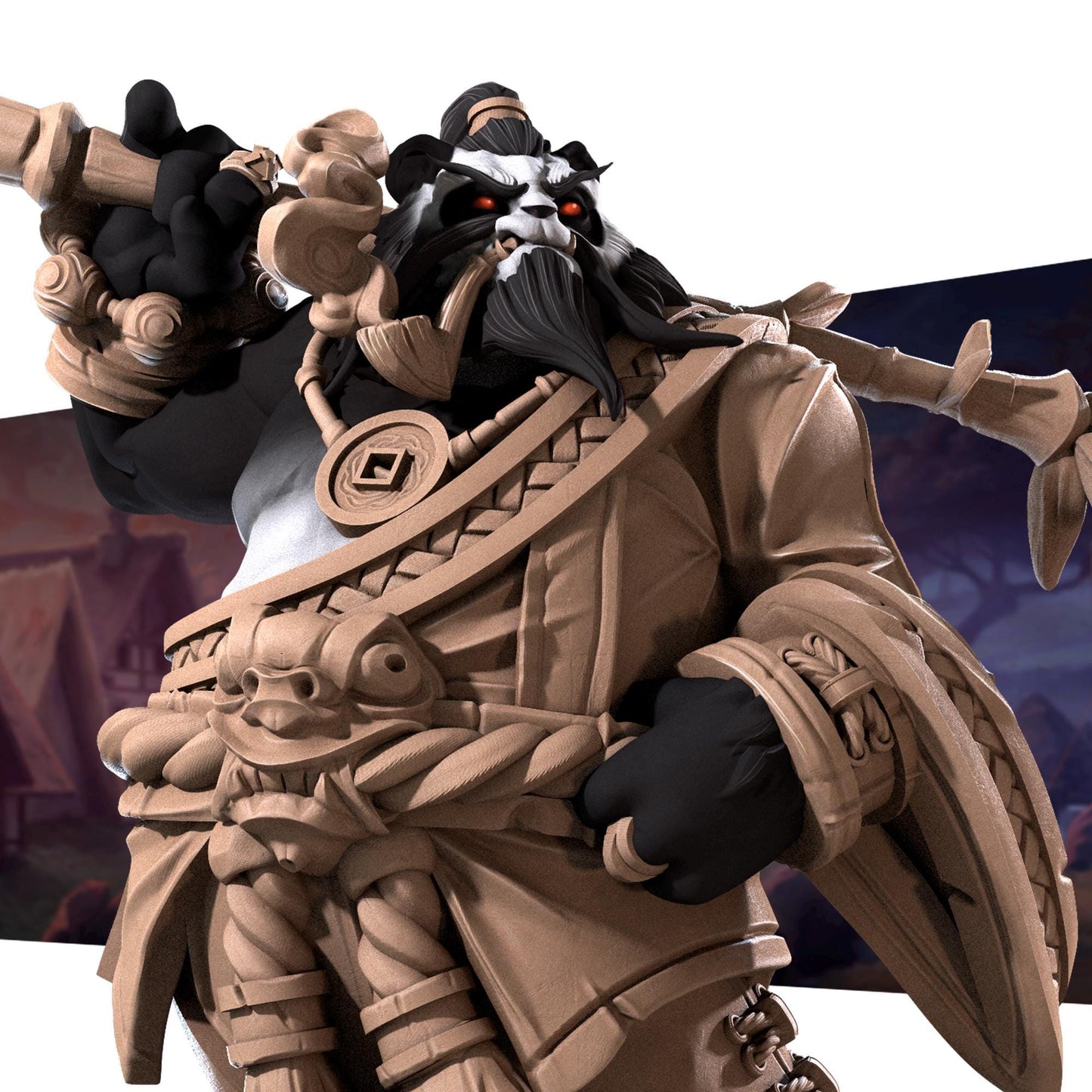 Sam Wisecloud, the Dojo Master Panda Miniature | Bite the Bullet