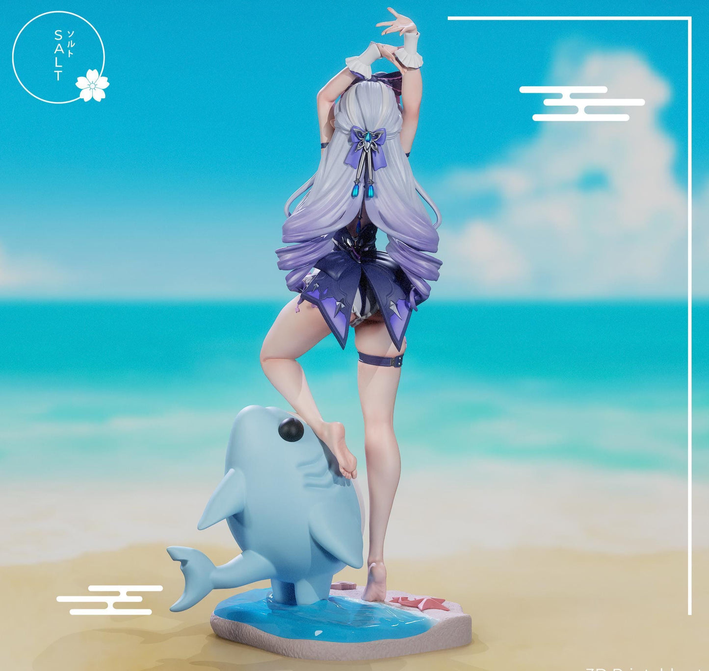 Banshee Girl Model Kit | 3D Resin Printed Figurine | Salt Sculpt
