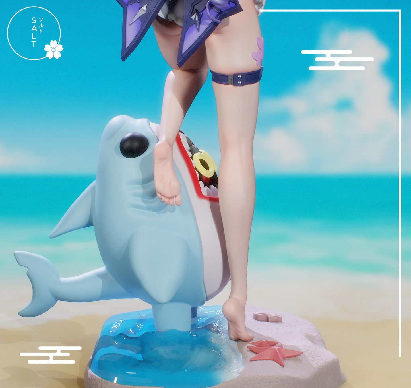 Banshee Girl Model Kit | 3D Resin Printed Figurine | Salt Sculpt