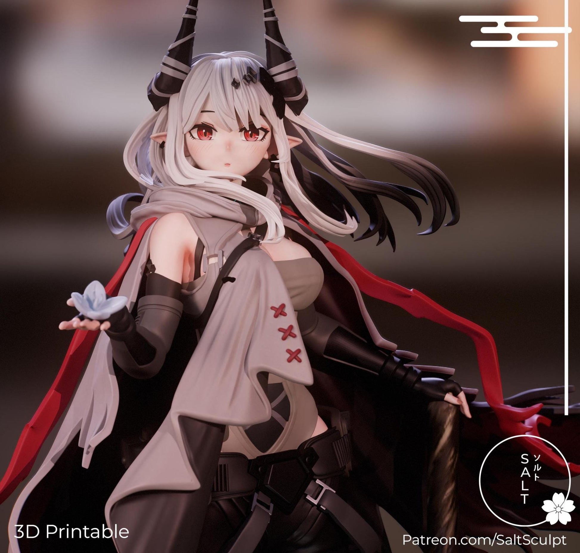 Warden Girl Model Kit | 3D Resin Printed Figurine | Salt Sculpt