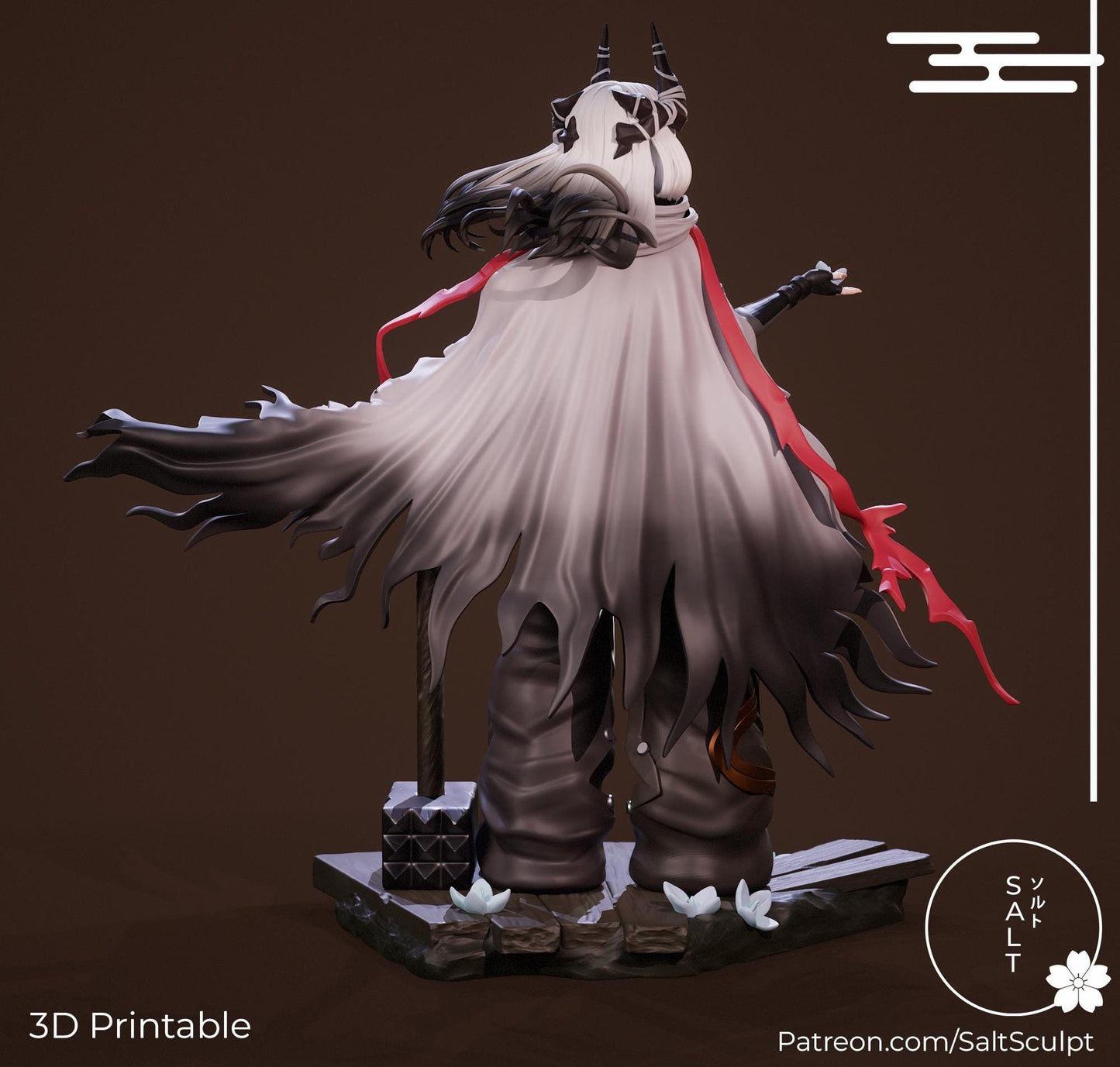 Warden Girl Model Kit | 3D Resin Printed Figurine | Salt Sculpt
