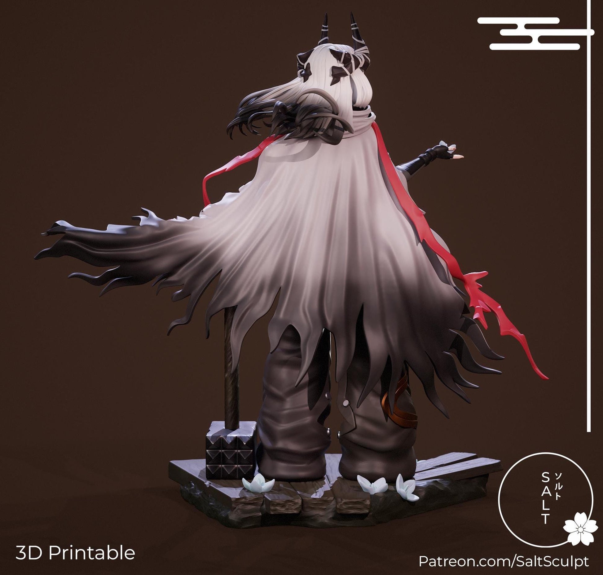 Warden Girl Model Kit | 3D Resin Printed Figurine | Salt Sculpt