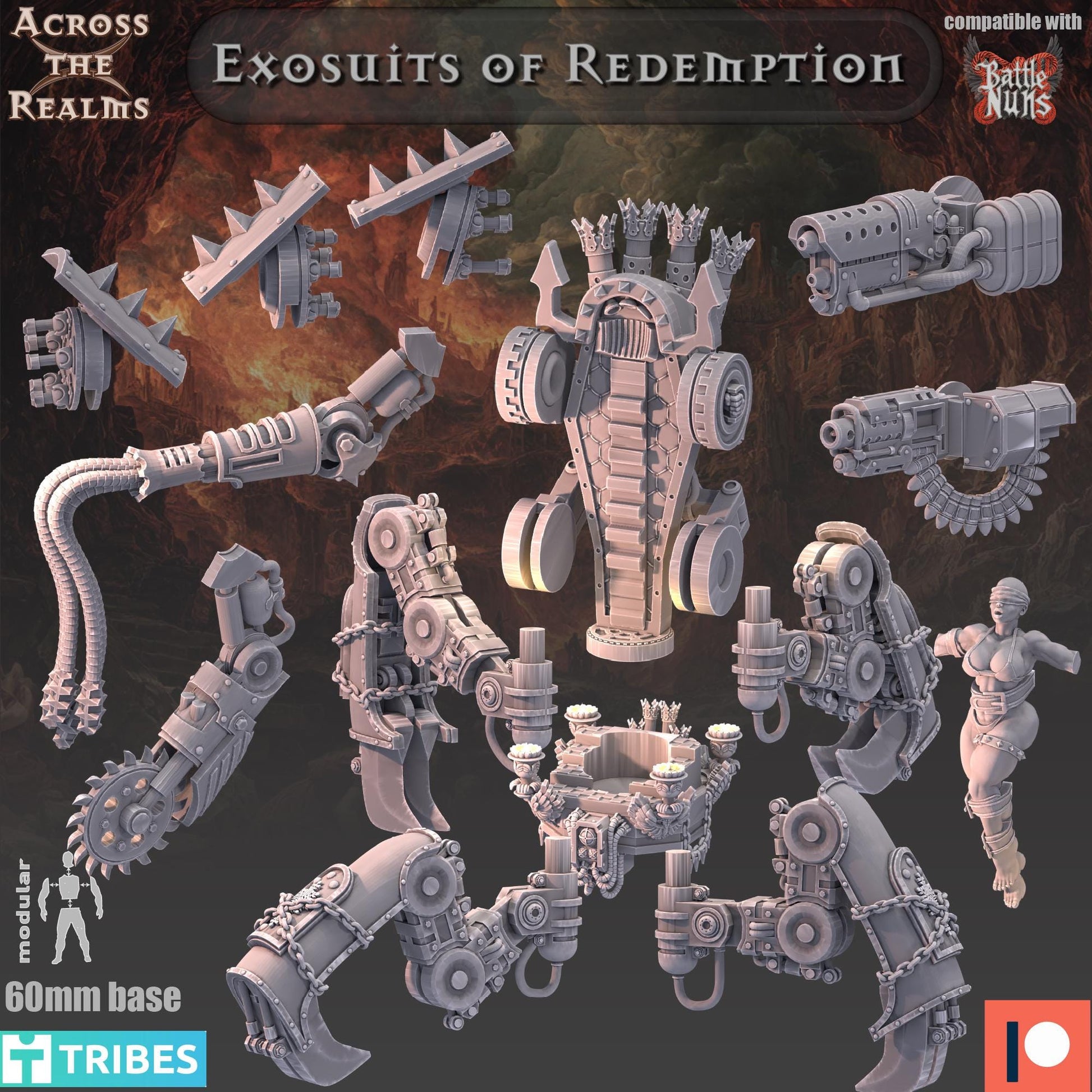 Exosuits of Redemption Miniature | Across the Realms