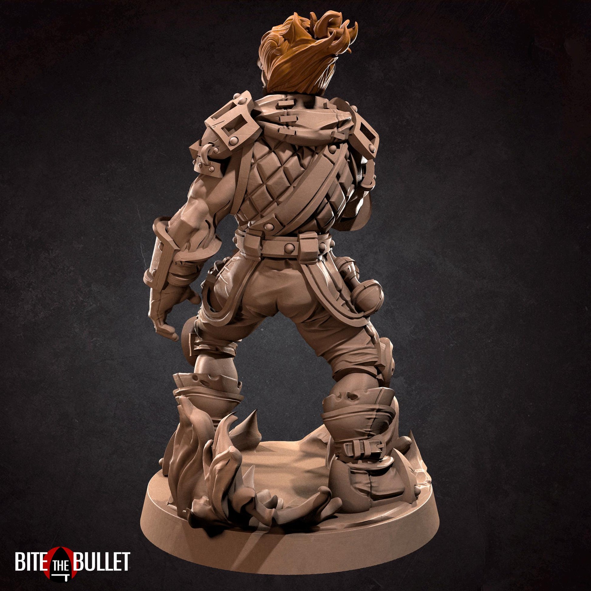 Fire Genasi Artificer Miniature | Bite the Bullet
