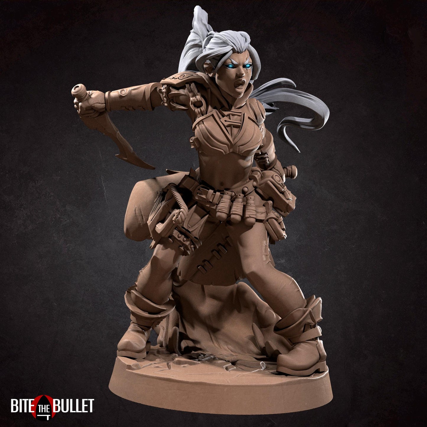 Air Genasi Ranger Miniature | Bite the Bullet