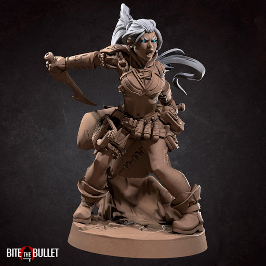 Air Genasi Ranger Miniature | Bite the Bullet