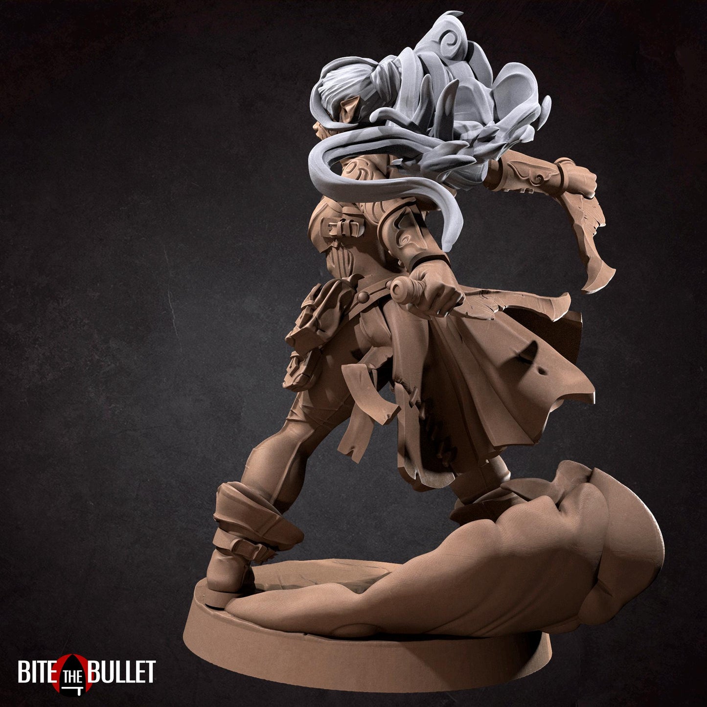 Air Genasi Ranger Miniature | Bite the Bullet