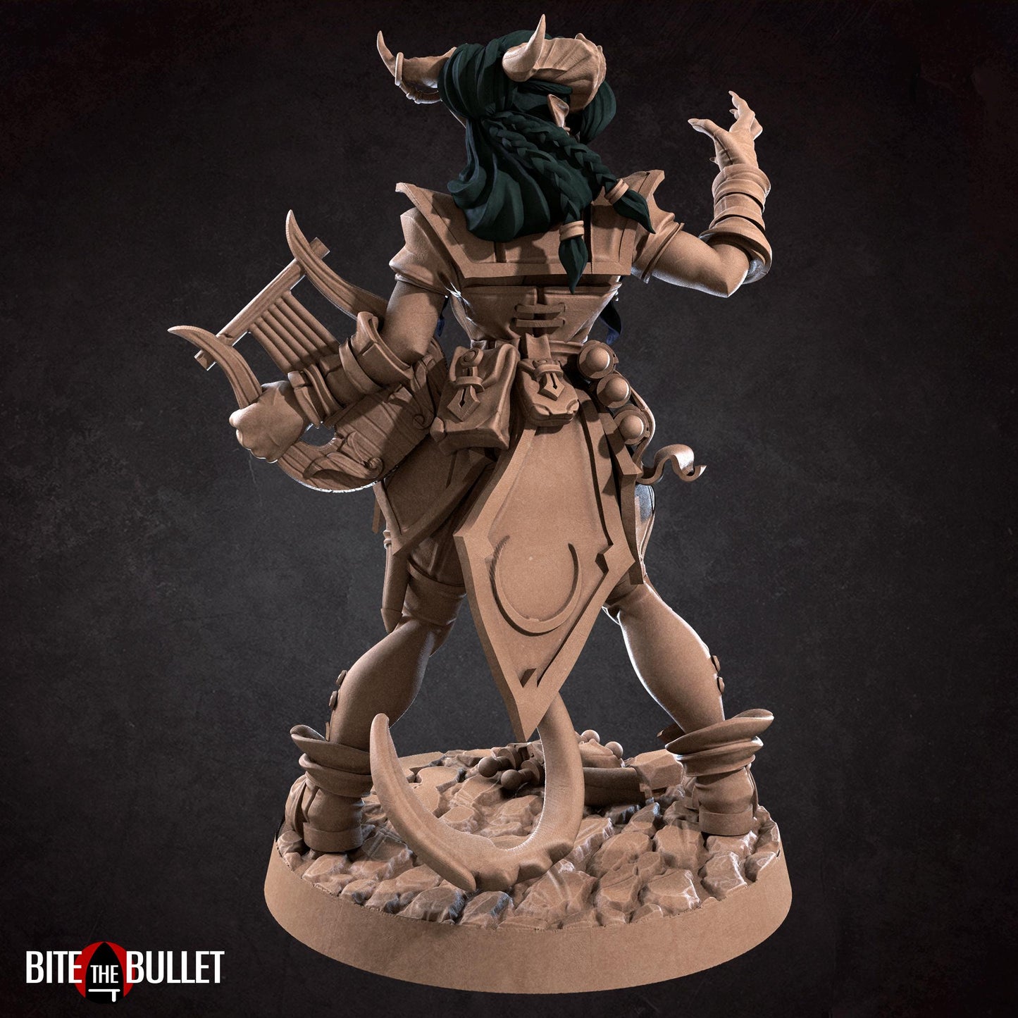 Tiefling Bard Miniature | Bite the Bullet