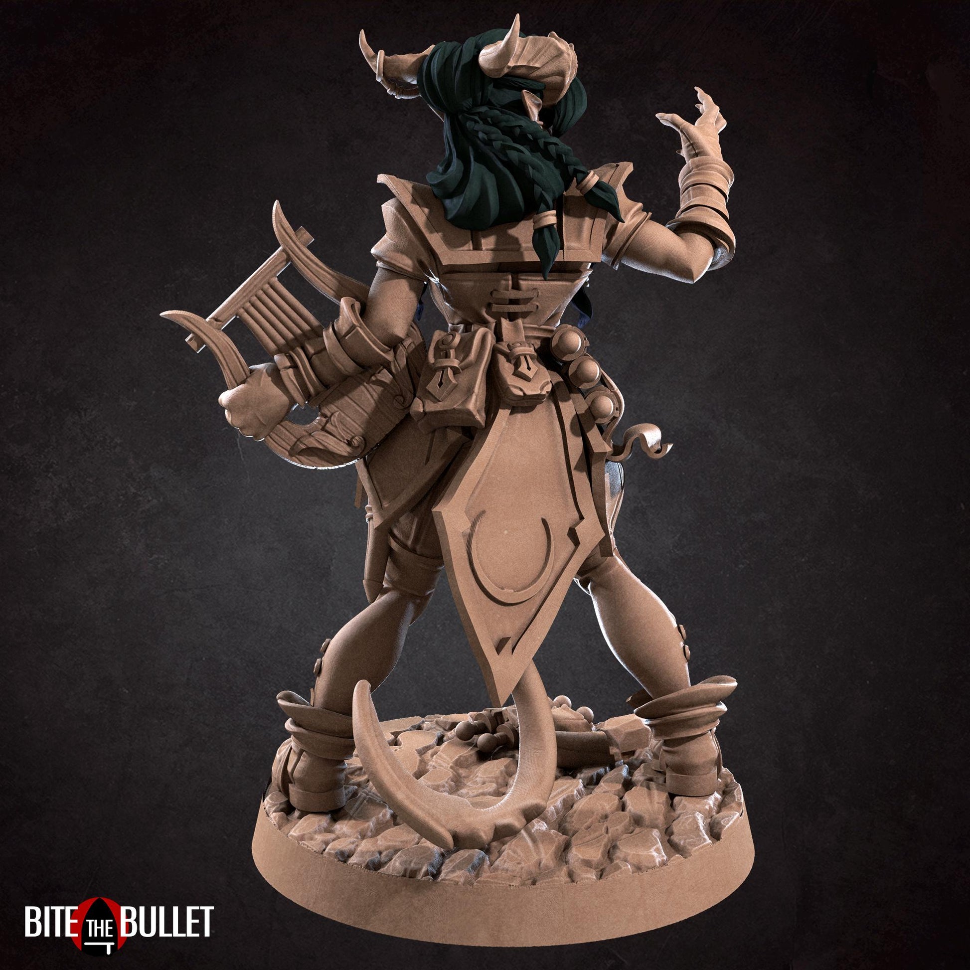 Tiefling Bard Miniature | Bite the Bullet