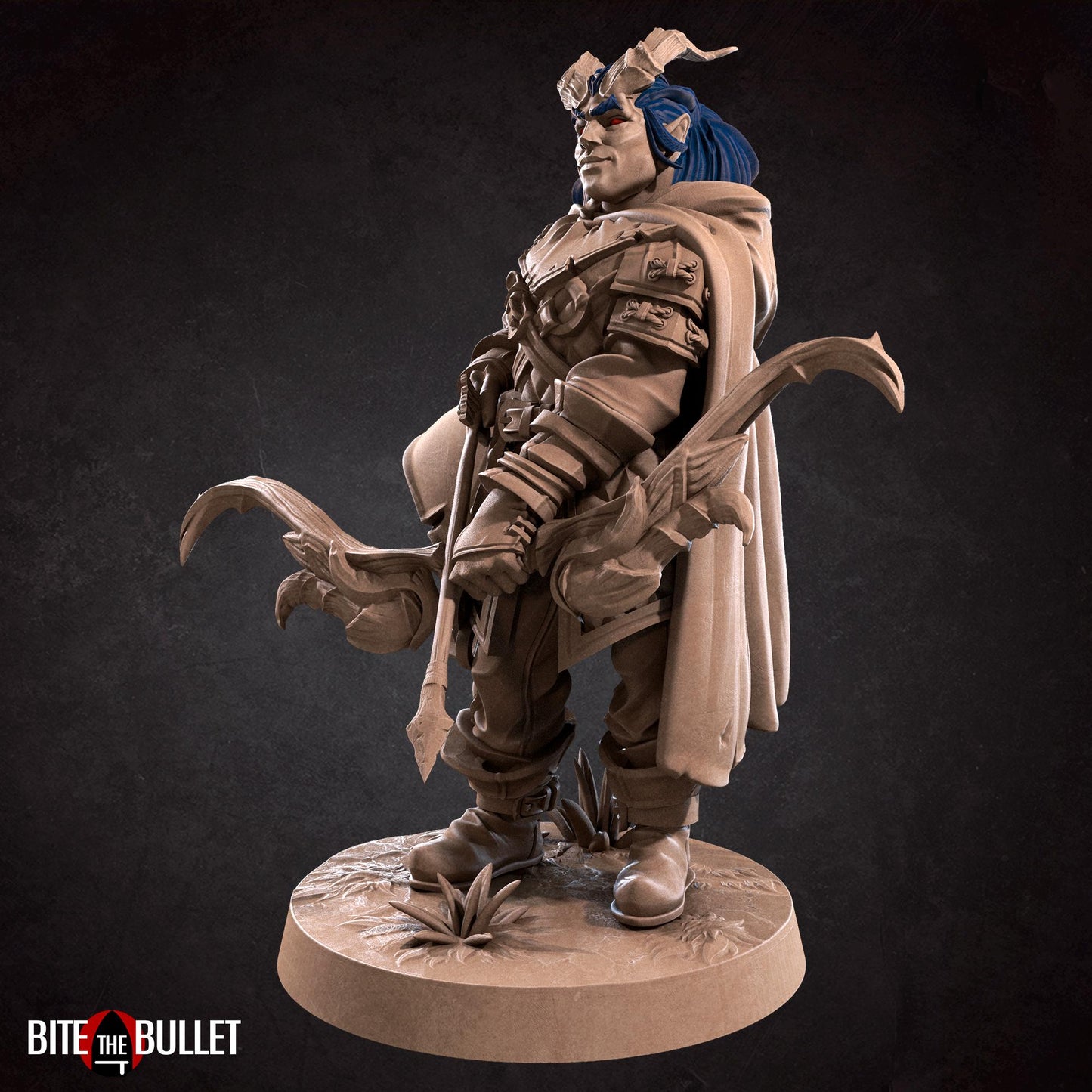 Tiefling Ranger Miniature | Bite the Bullet