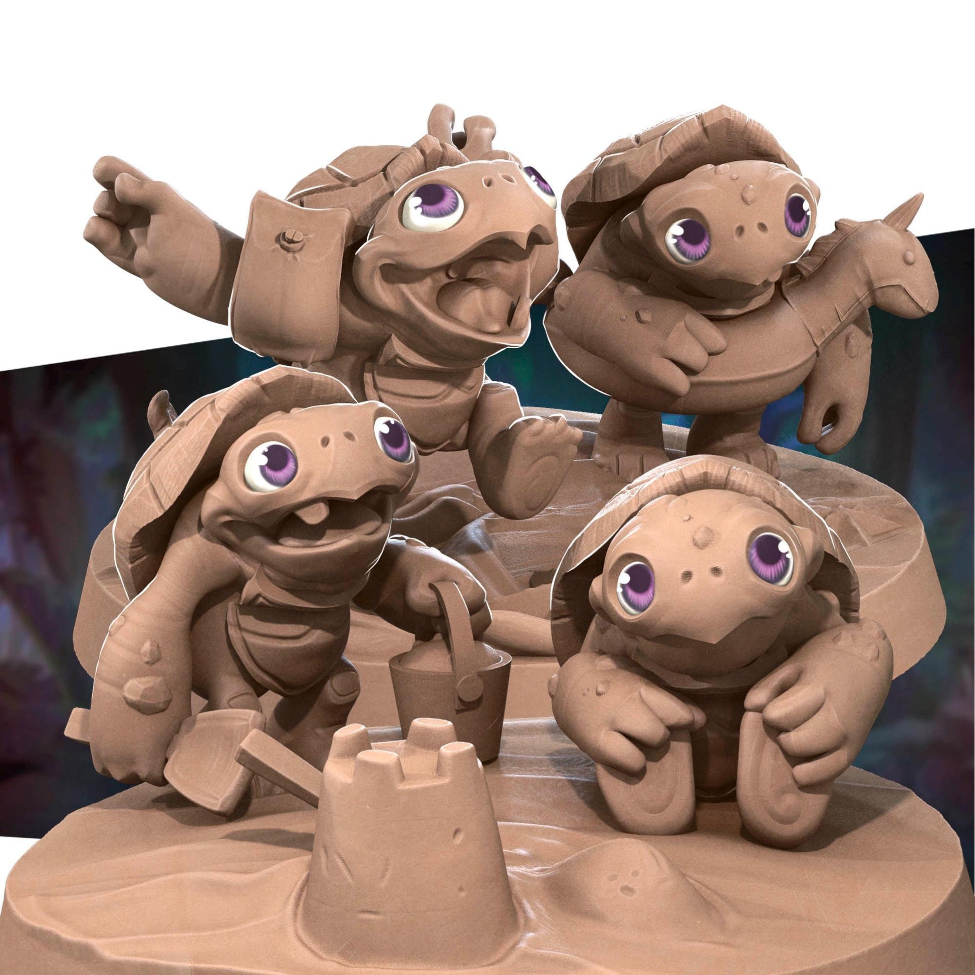 Baby Tortles Miniature | Bite the Bullet