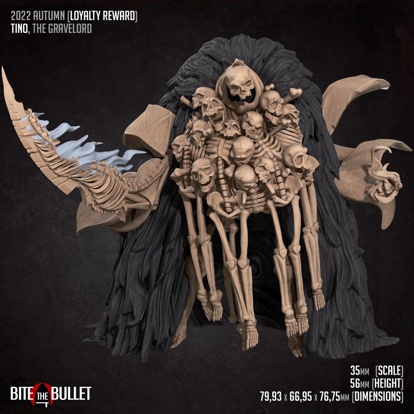 Tino, the Gravelord Miniature | Bite the Bullet