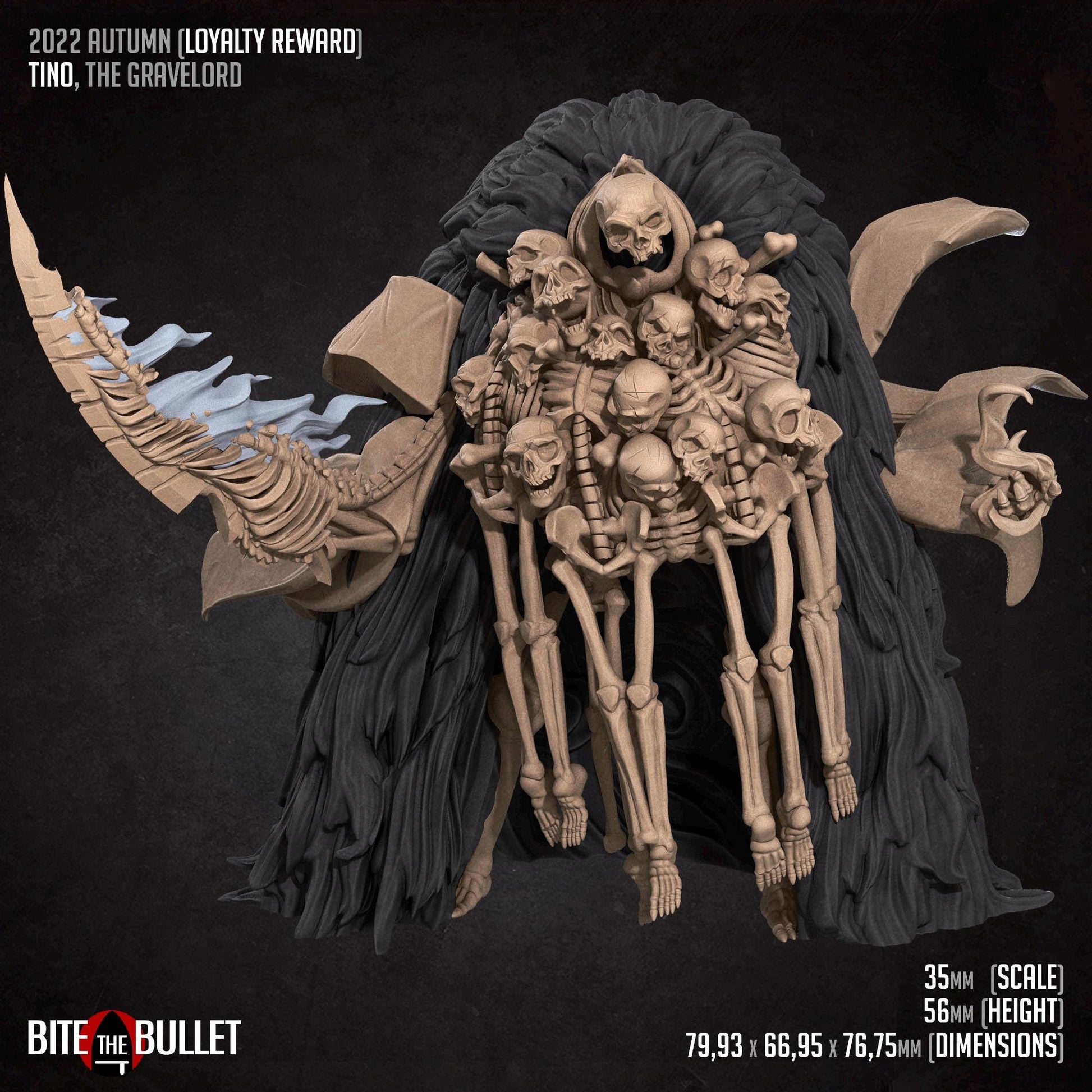 Tino, the Gravelord Miniature | Bite the Bullet