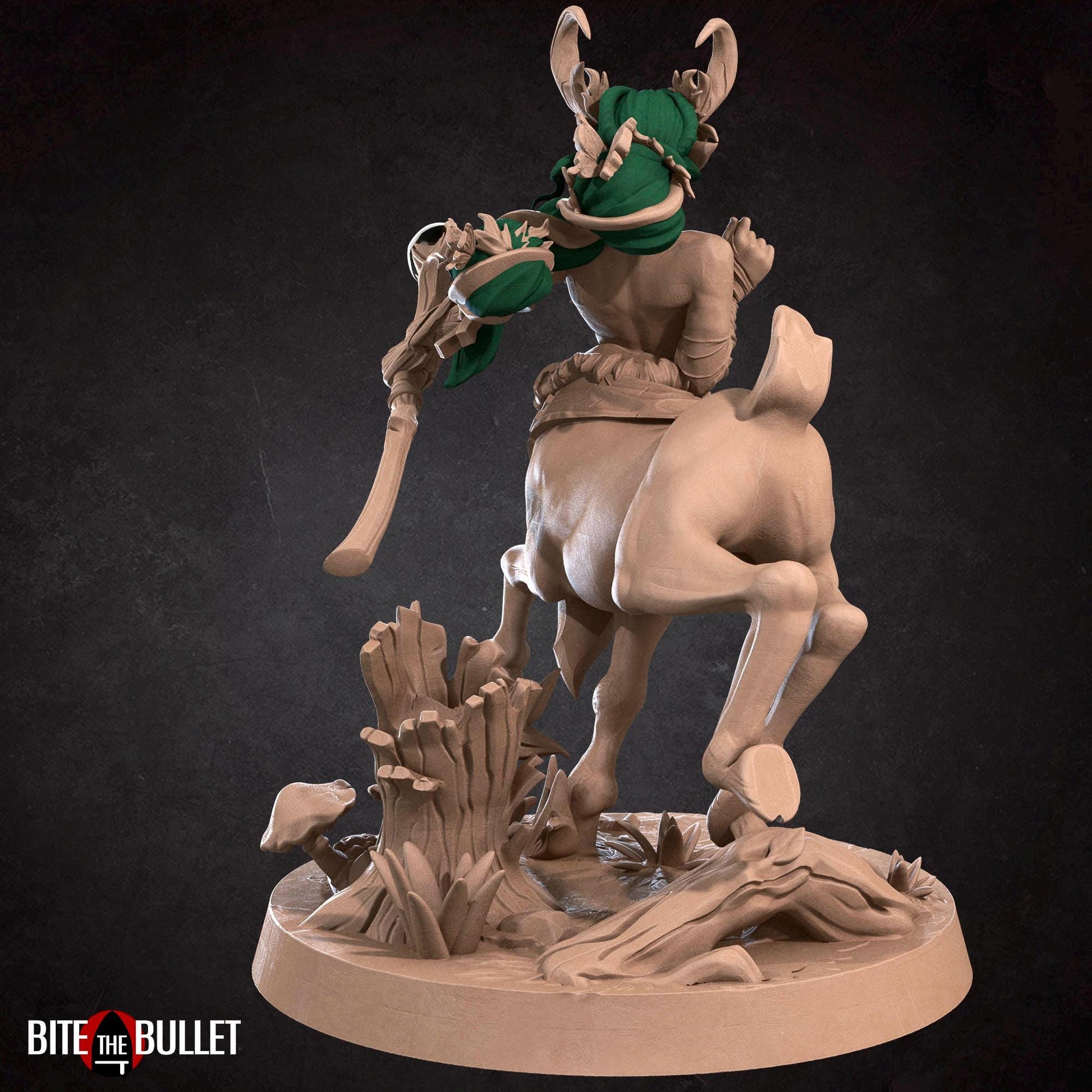 Centaur Dryad Druid Miniature | Bite the Bullet