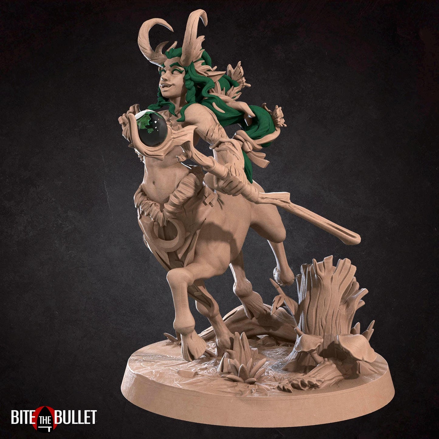 Centaur Dryad Druid Miniature | Bite the Bullet