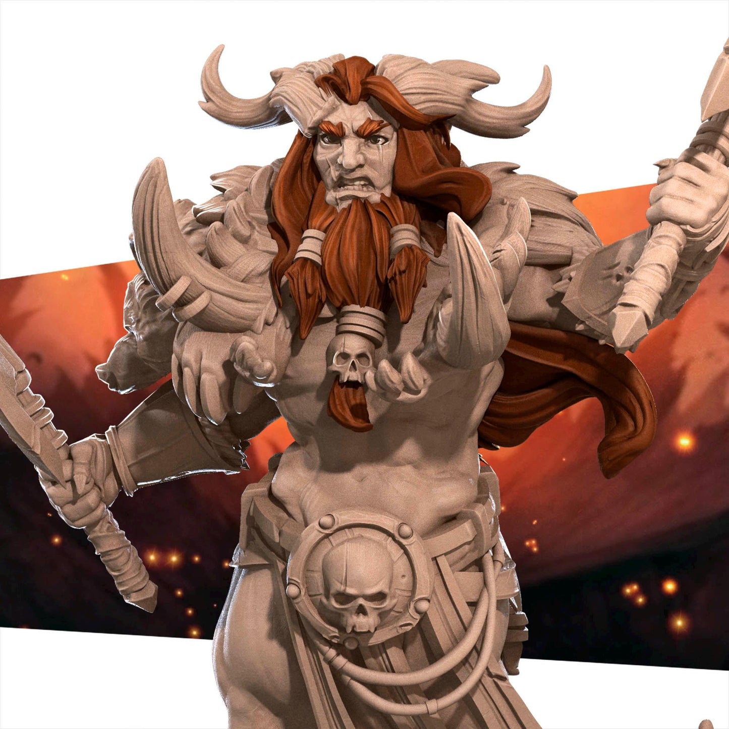 Centaur Barbarian Miniature | Bite the Bullet