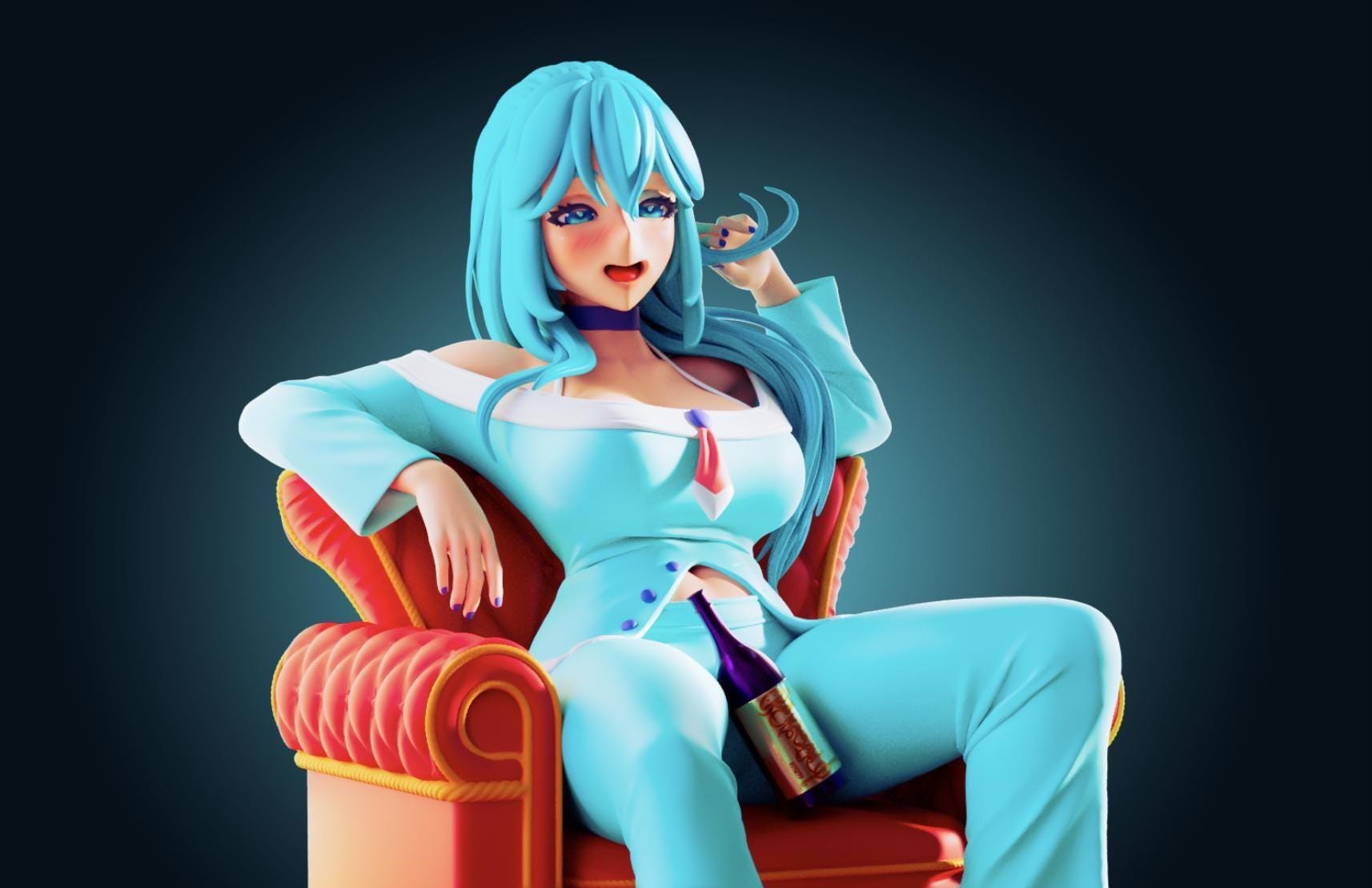 Water Goddess Model Kit | 3D Resin Printed Figurine | Officer Rhu