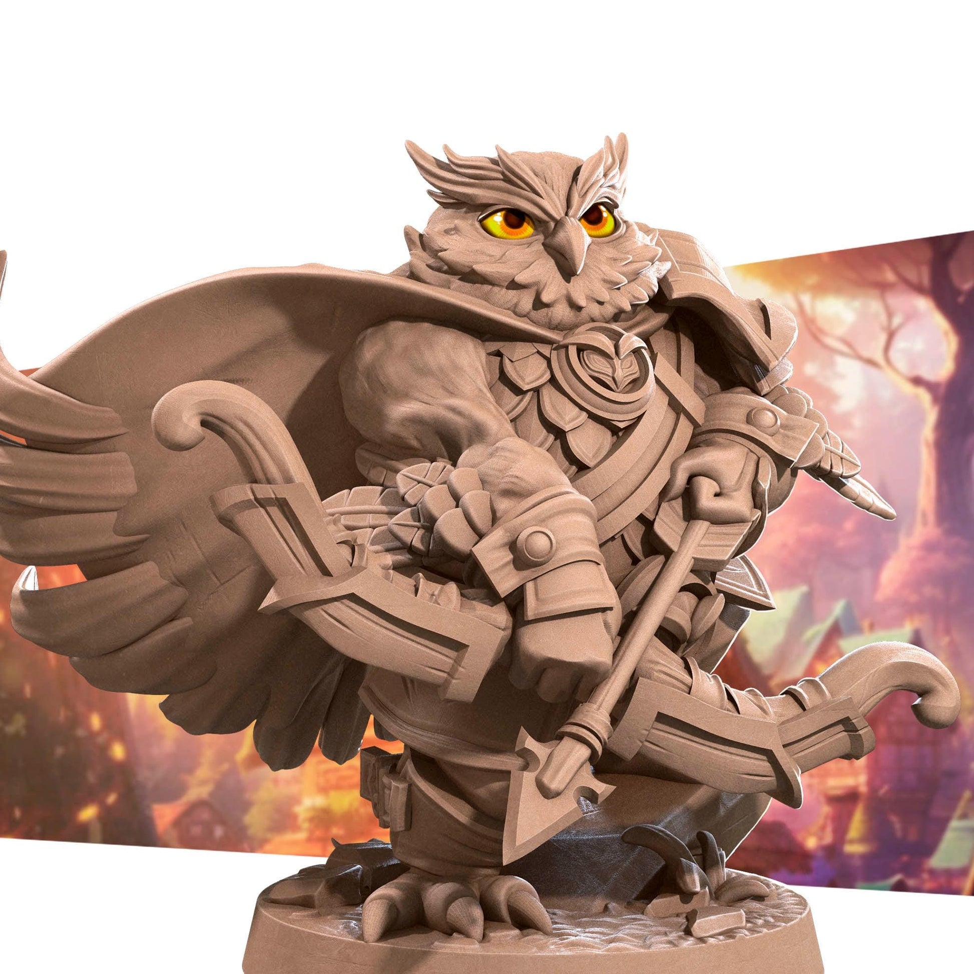 Owlfolk Ranger Miniature | Bite the Bullet
