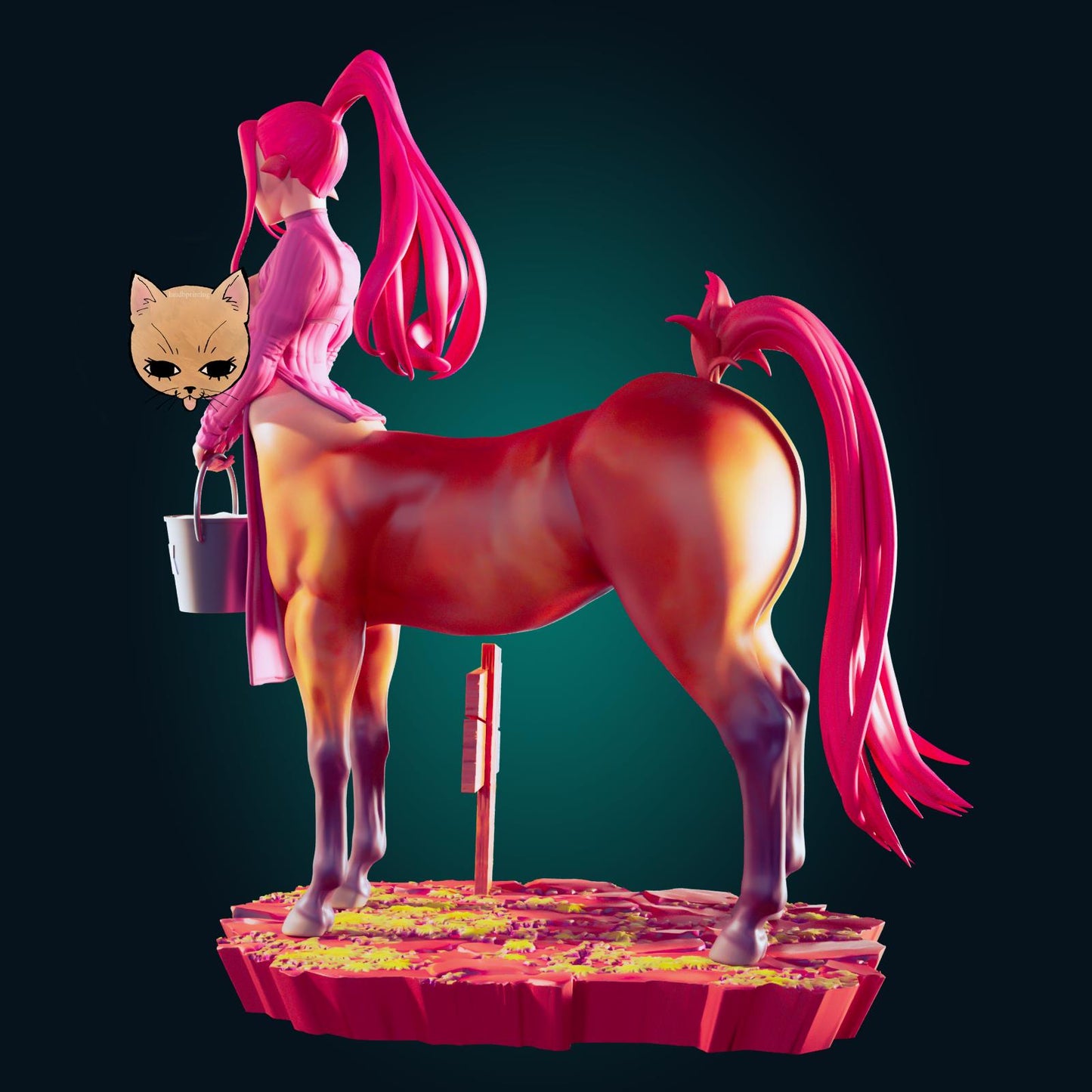 Centaur Girl Model Kit | 3D Resin Printed Figurine | Officer Rhu