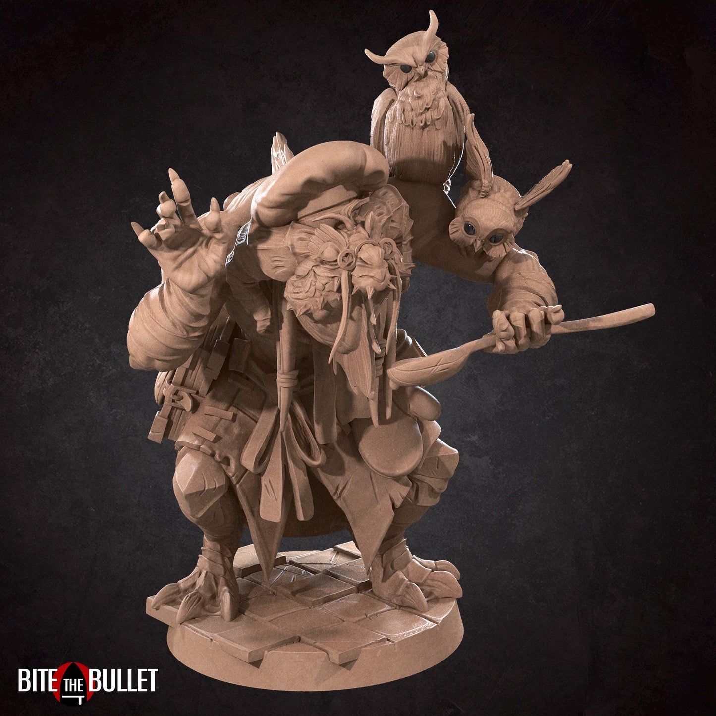 Ramsak, the Dragonborn Cook Miniature | Bite the Bullet