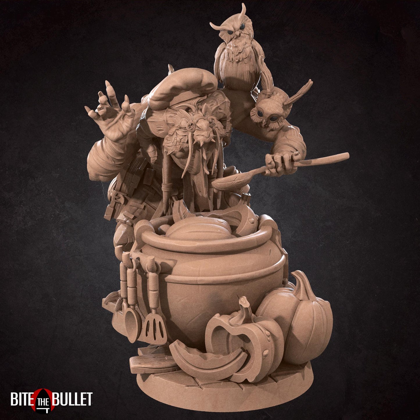 Ramsak, the Dragonborn Cook Miniature | Bite the Bullet