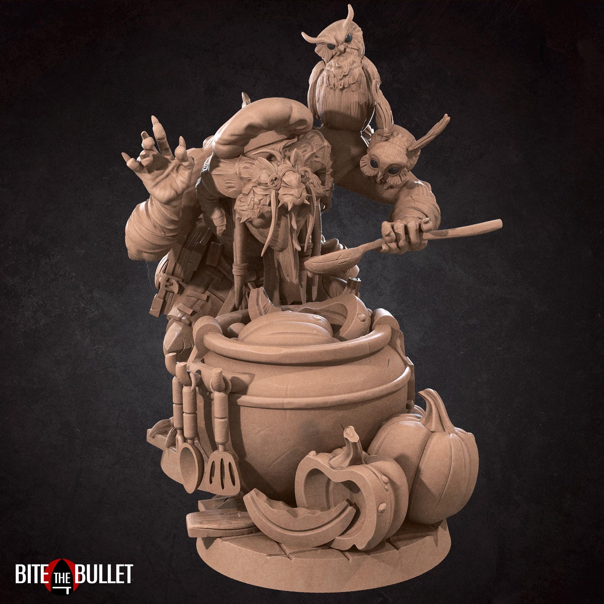 Ramsak, the Dragonborn Cook Miniature | Bite the Bullet