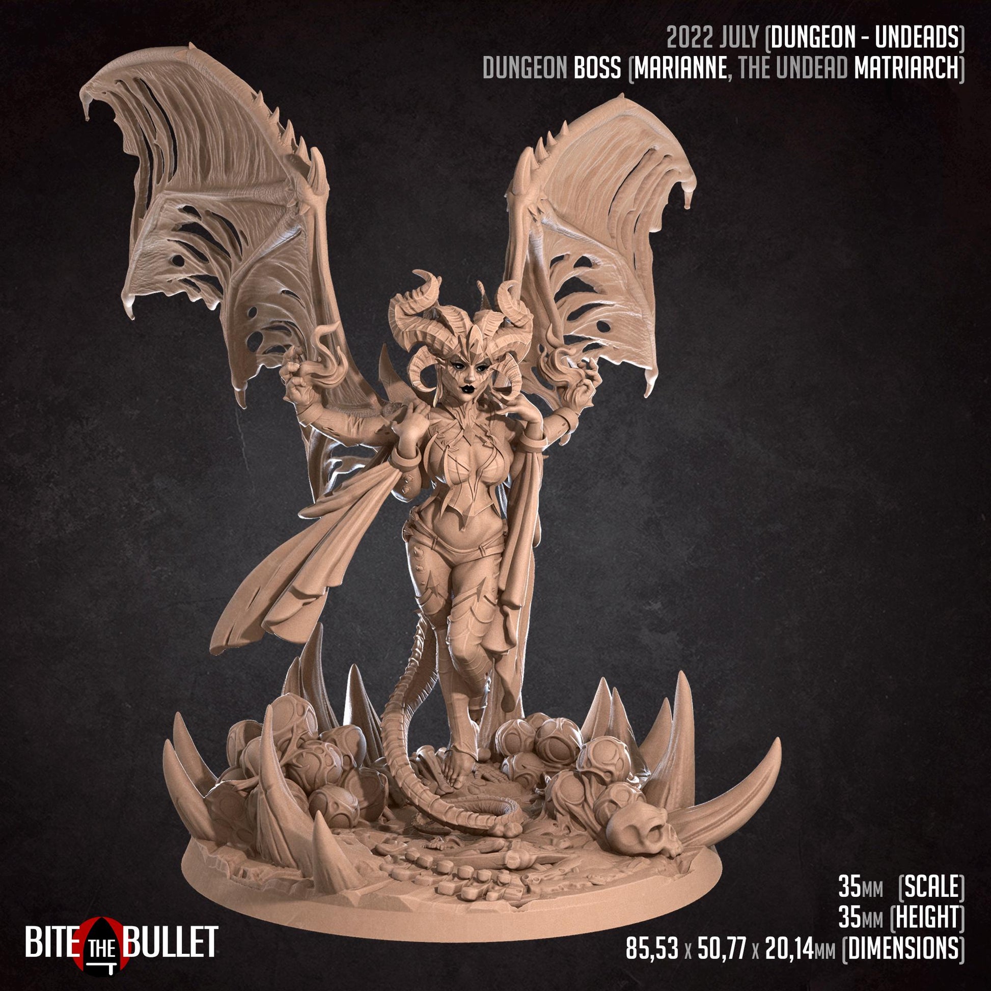 Marianne, the Undead Matriarch Miniature | Bite the Bullet