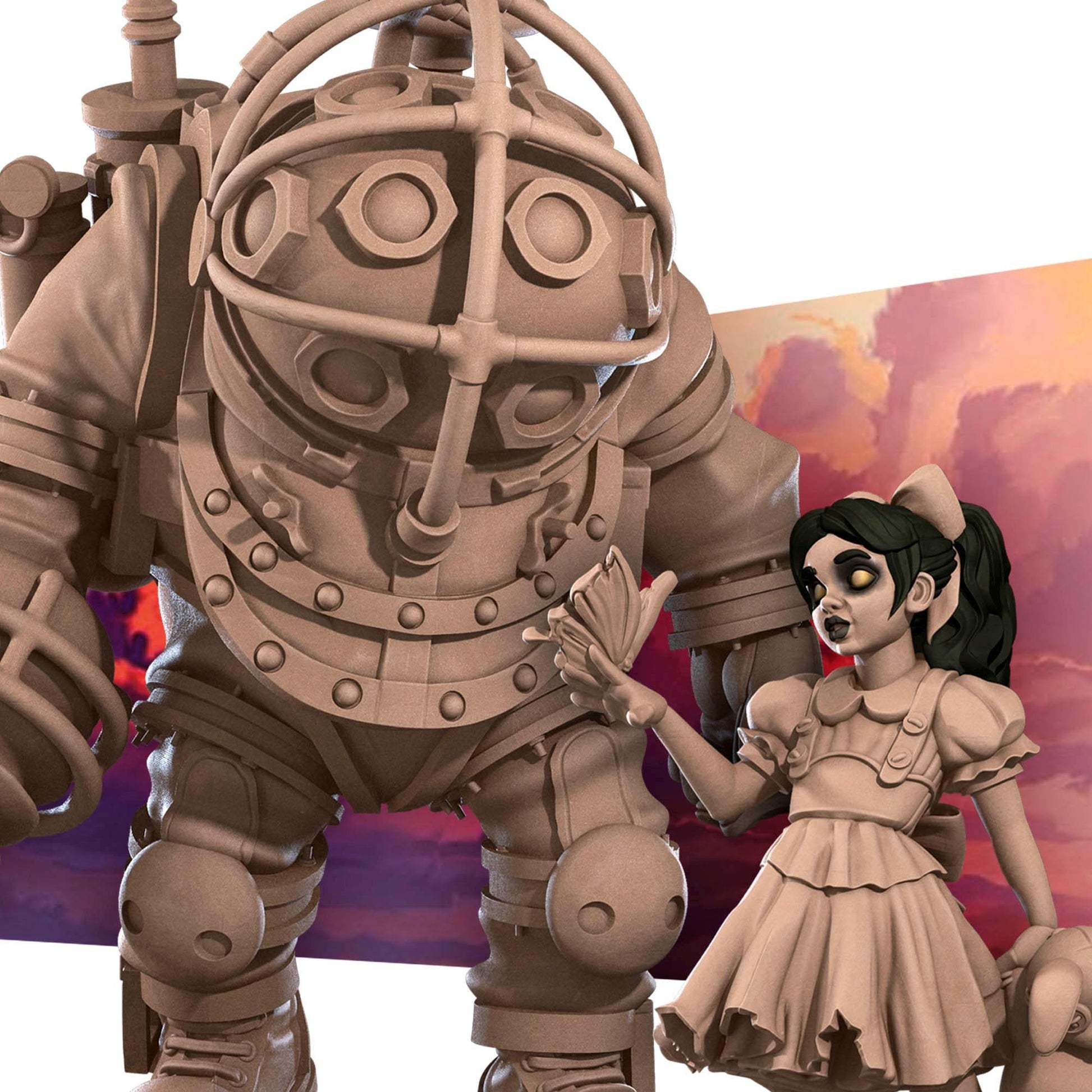 Mr. Bubbles and Tiny Angel | Bite the Bullet Miniatures