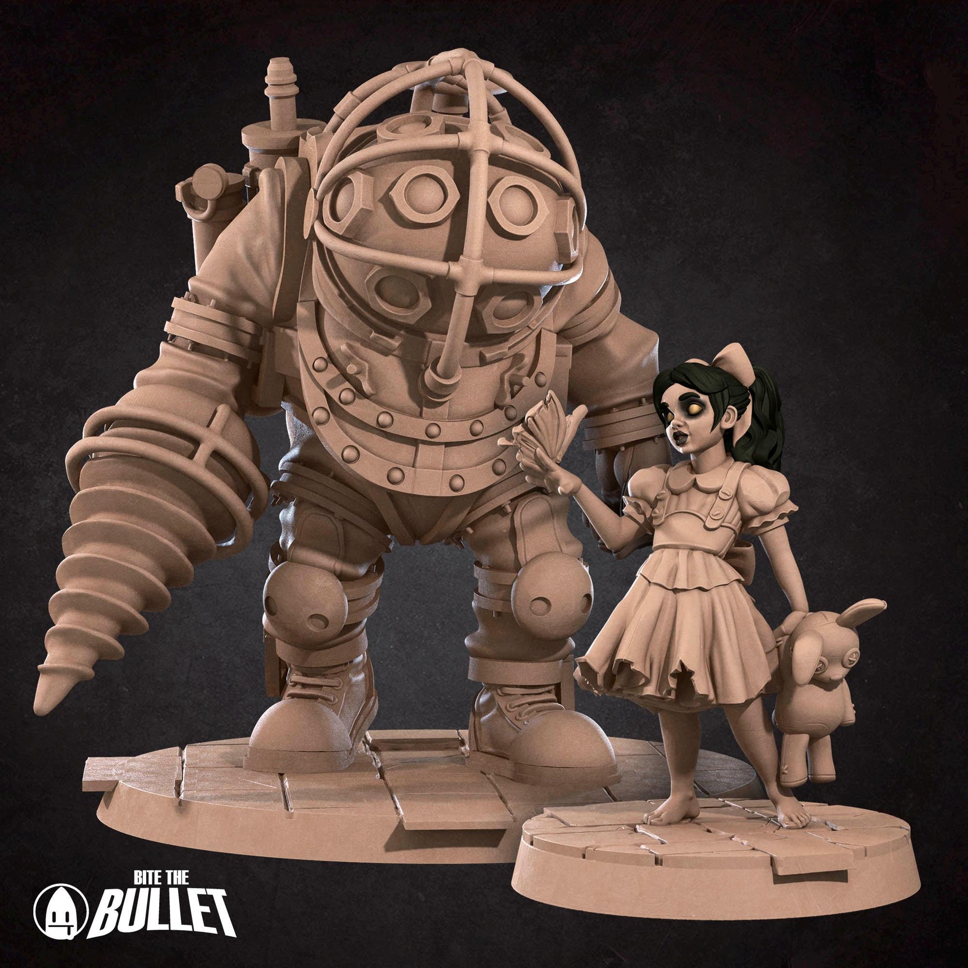 Mr. Bubbles and Tiny Angel | Bite the Bullet Miniatures