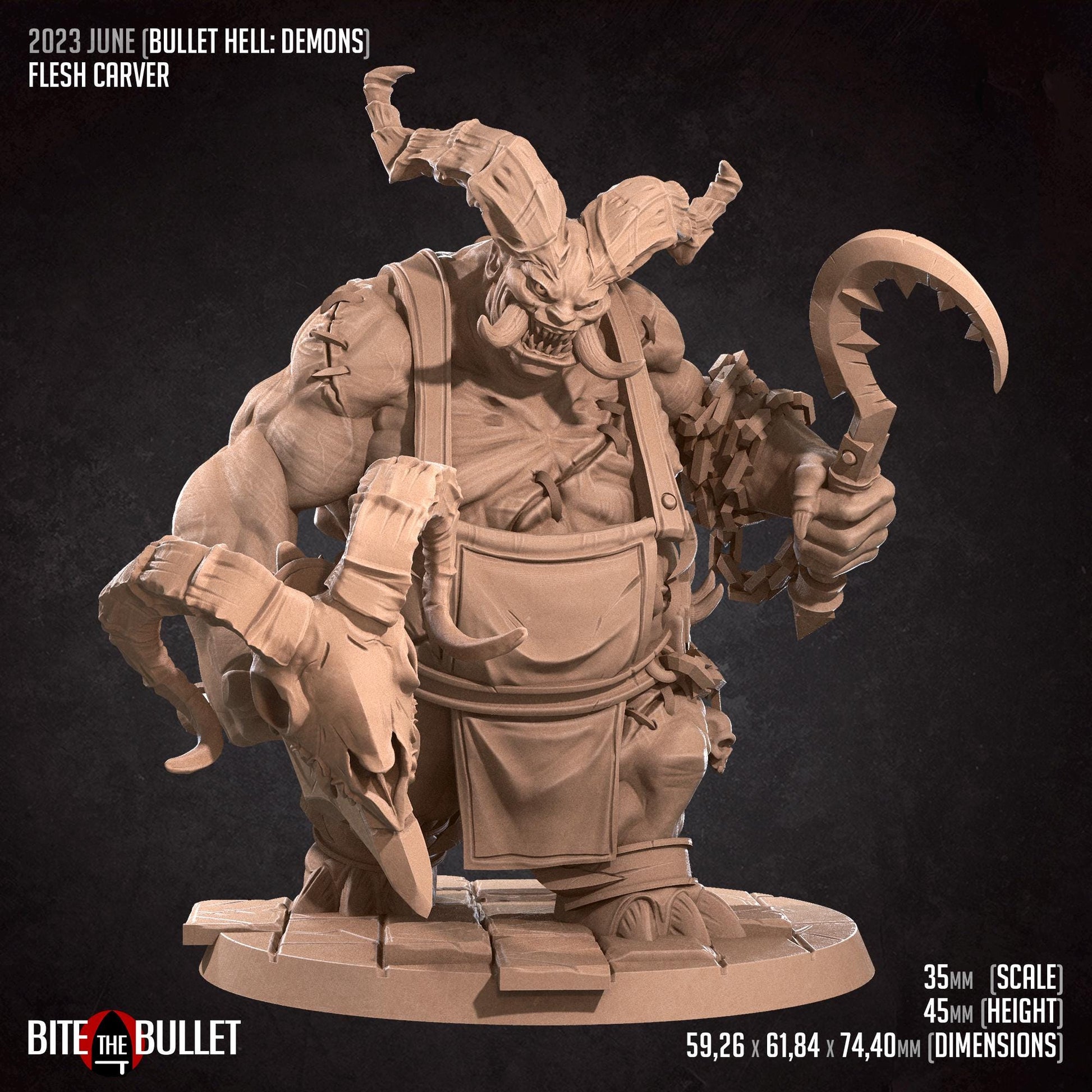 Butcher Demon | Bite the Bullet Miniatures