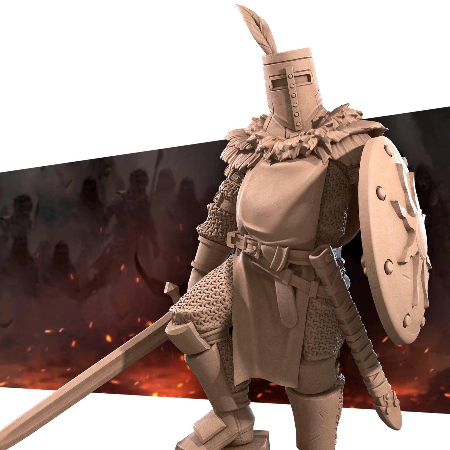 Sir Lawrence, the Knight of Sunlight | Bite the Bullet Miniatures