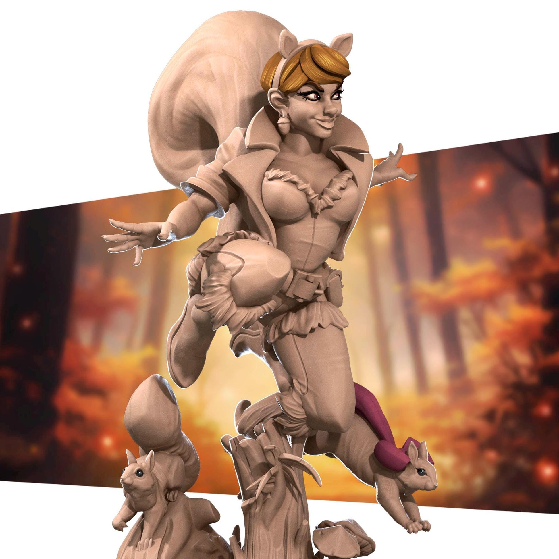 Doreen, the Exotic Squirrel | Bite the Bullet Miniatures