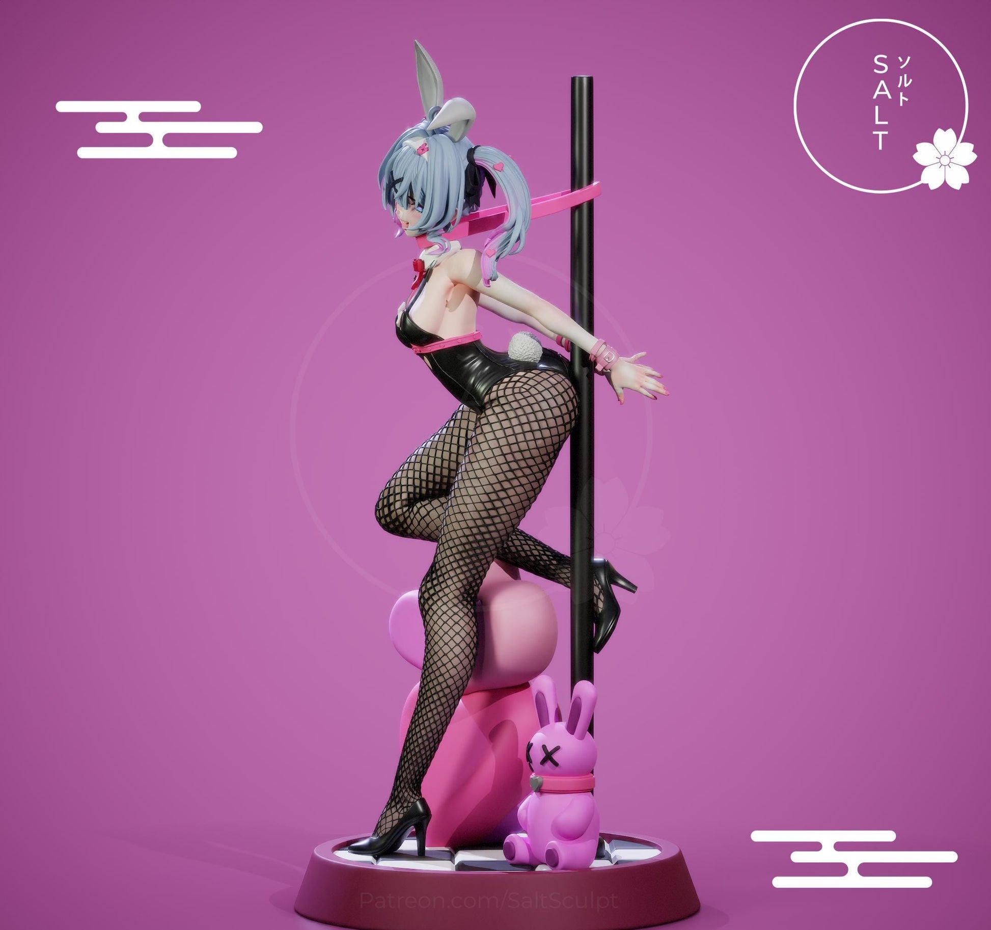 Vocaloid Girl Model Kit | 3D Resin Printed Figurine | Salt Sculpt