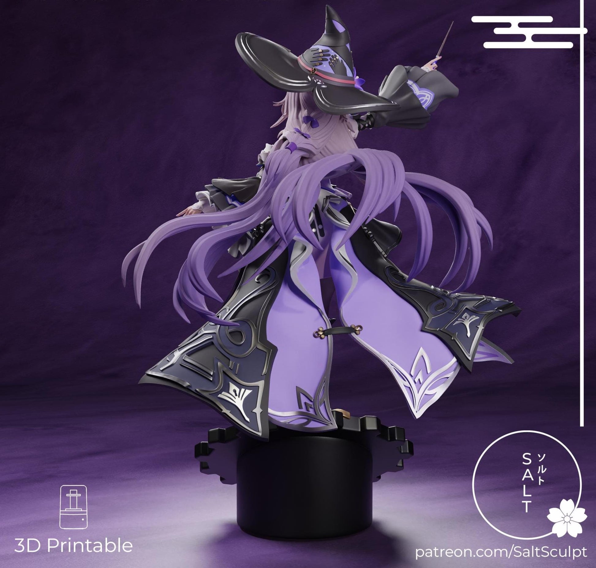 Puppet Girl Model Kit | 3D Resin Printed Figurine | Salt Sculpt