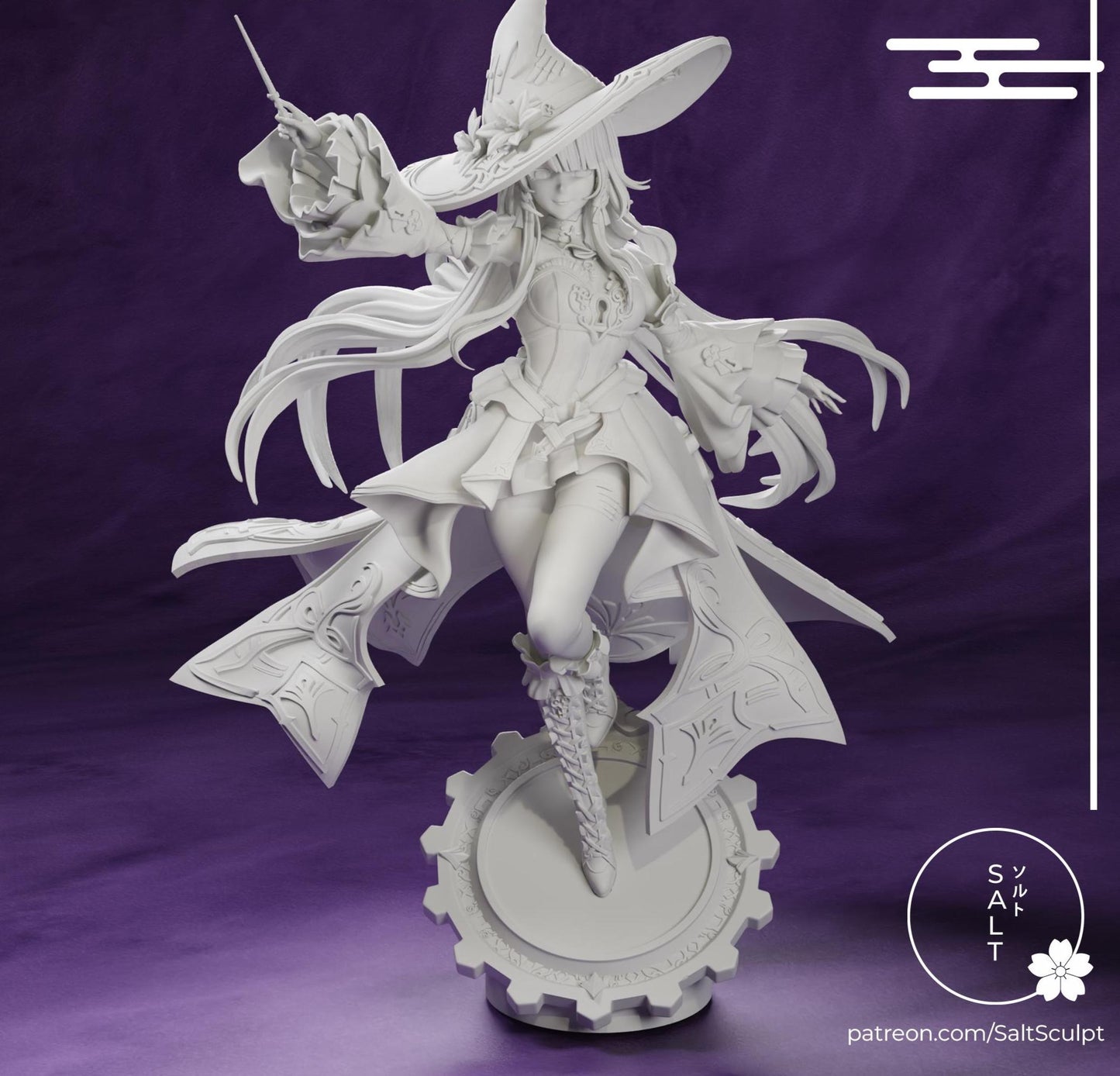 Puppet Girl Model Kit | 3D Resin Printed Figurine | Salt Sculpt