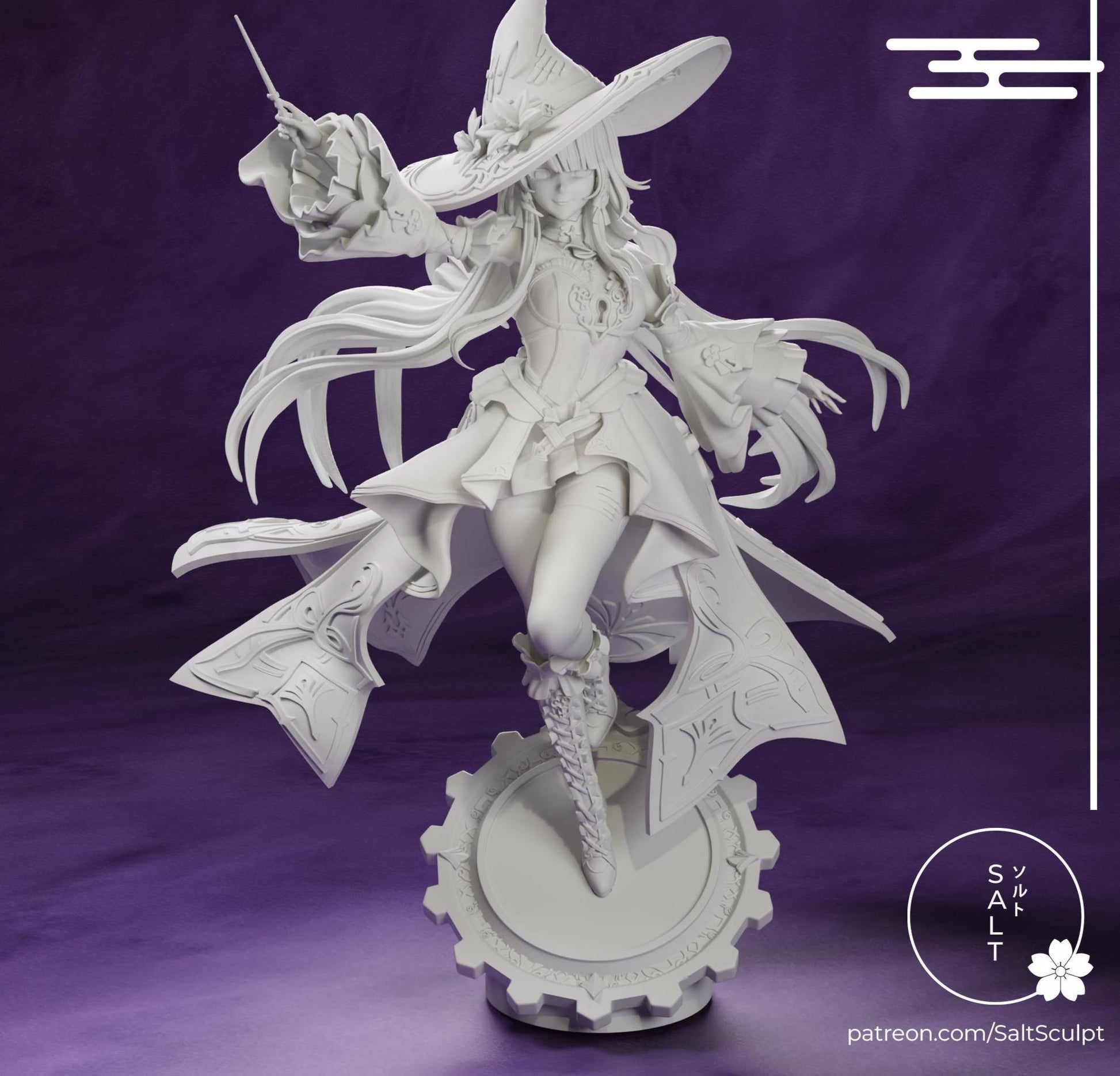 Puppet Girl Model Kit | 3D Resin Printed Figurine | Salt Sculpt