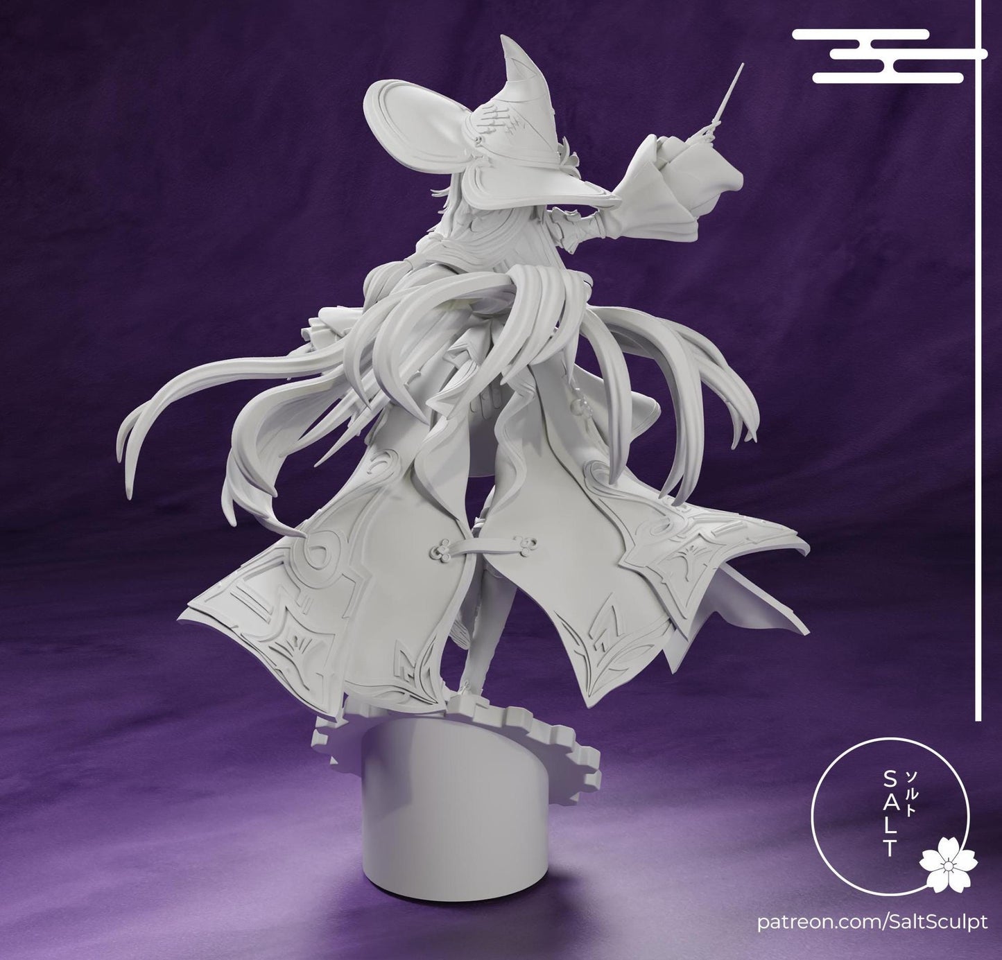 Puppet Girl Model Kit | 3D Resin Printed Figurine | Salt Sculpt