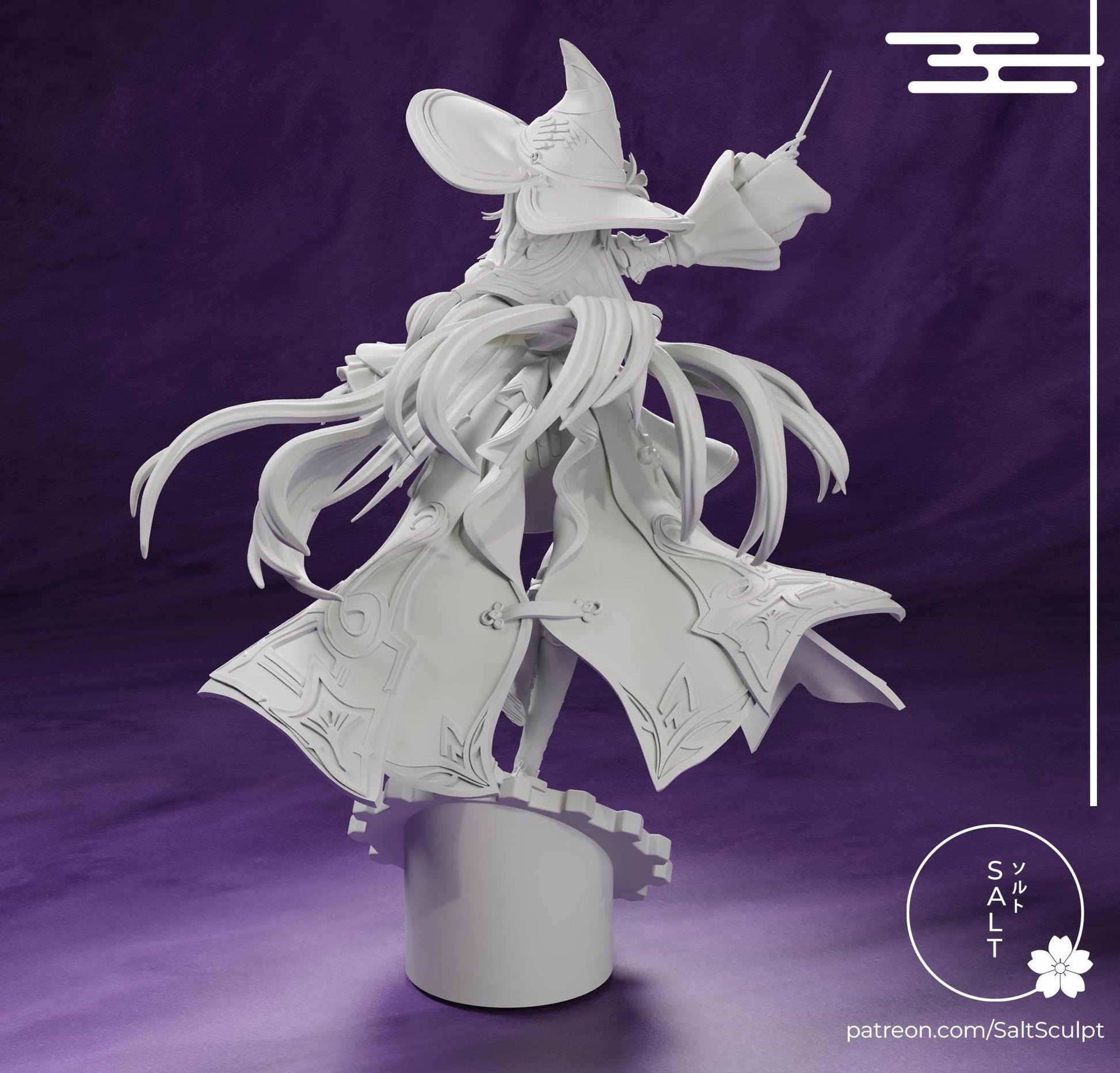 Puppet Girl Model Kit | 3D Resin Printed Figurine | Salt Sculpt