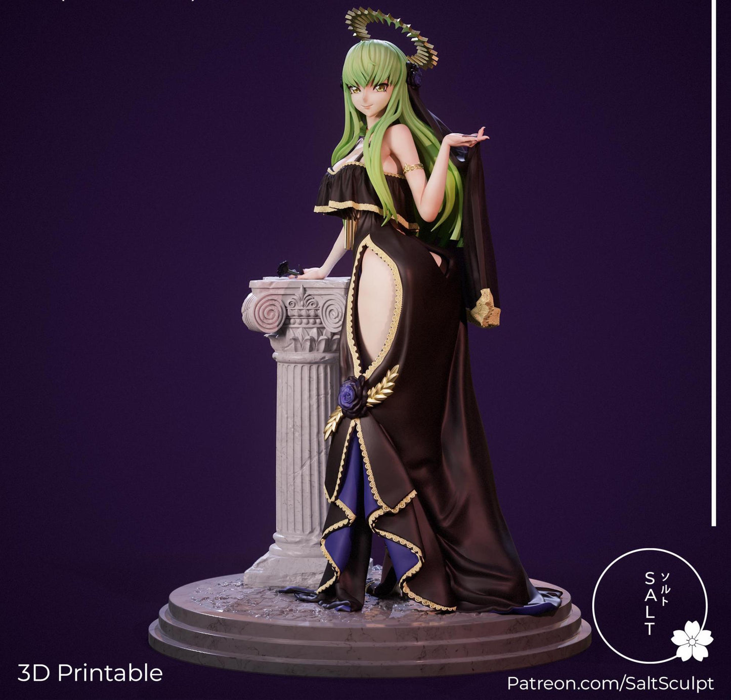 Bride Model Kit | 3D Resin Printed Figurine | Salt Sculpt