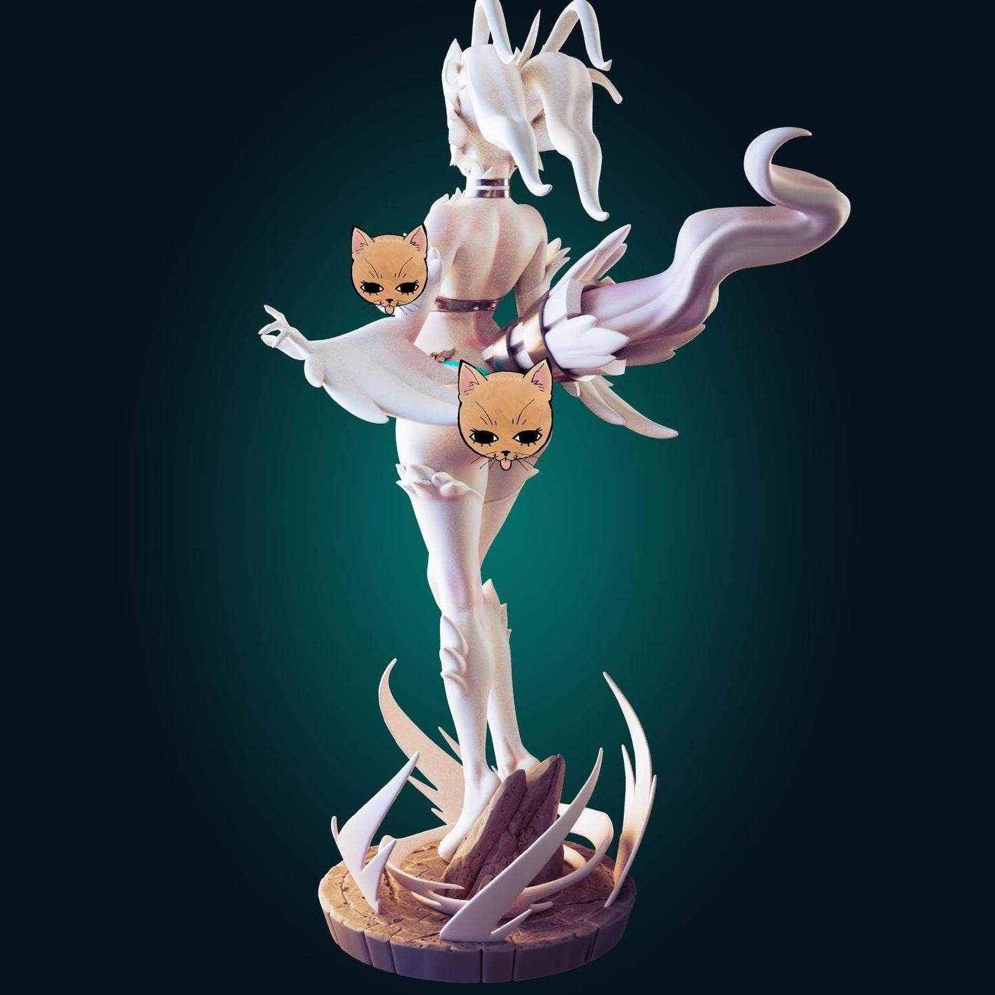 Dragon Girl Model Kit | 3D Resin Printed Figurine | Officer Rhu