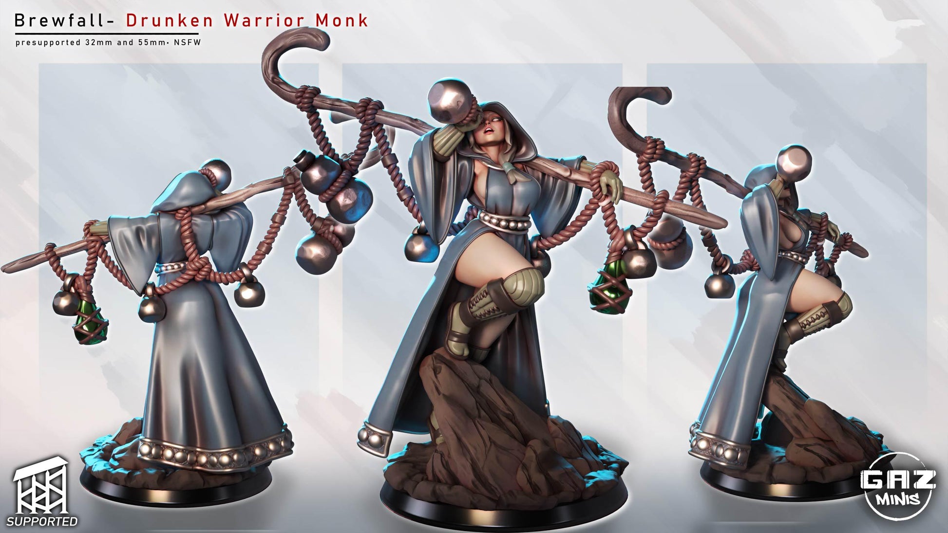 Brewfall - Warrior Monk | Gaz Minis