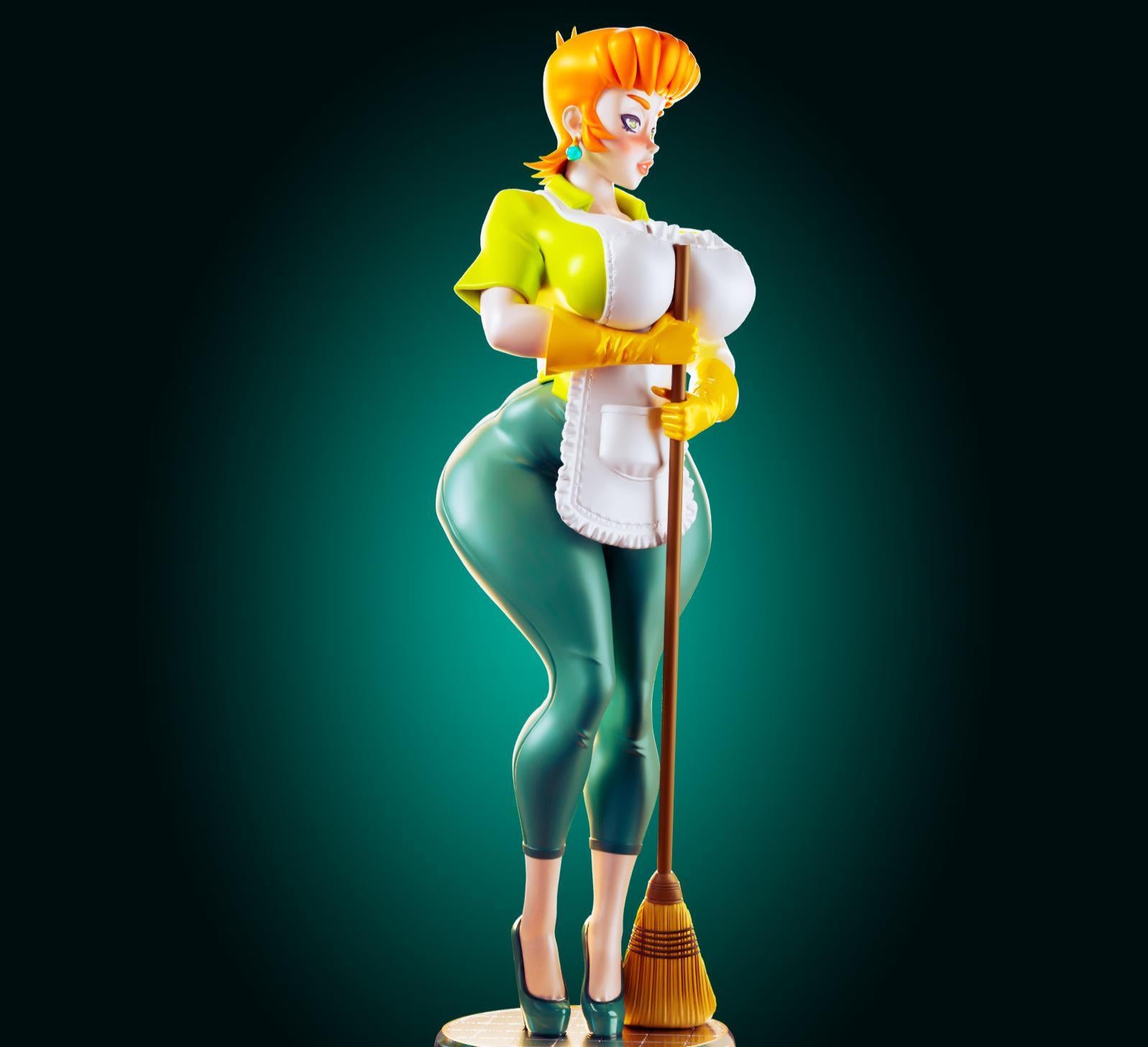 Mom Pin Up Model Kit | 3D Resin Printed Figurine | Officer Rhu