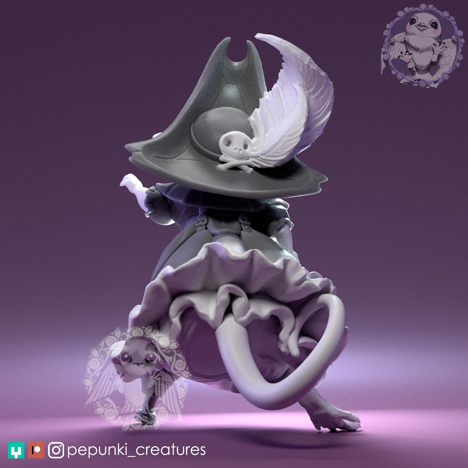 Rat Pirate Captain Parsley | Tabletop Miniature | Pepunki Creatures